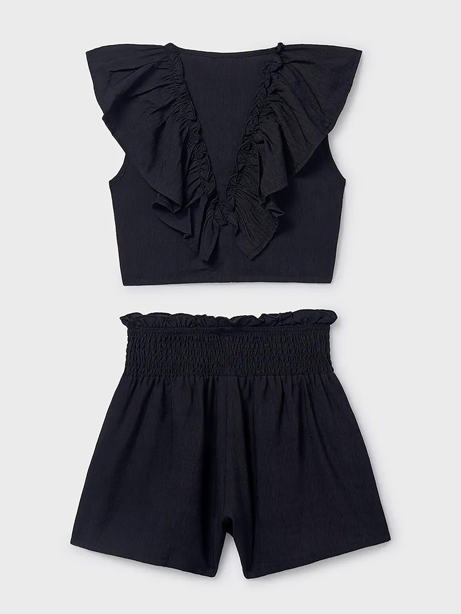 Εφηβικό σετ με top βολάν | 26-06207-079