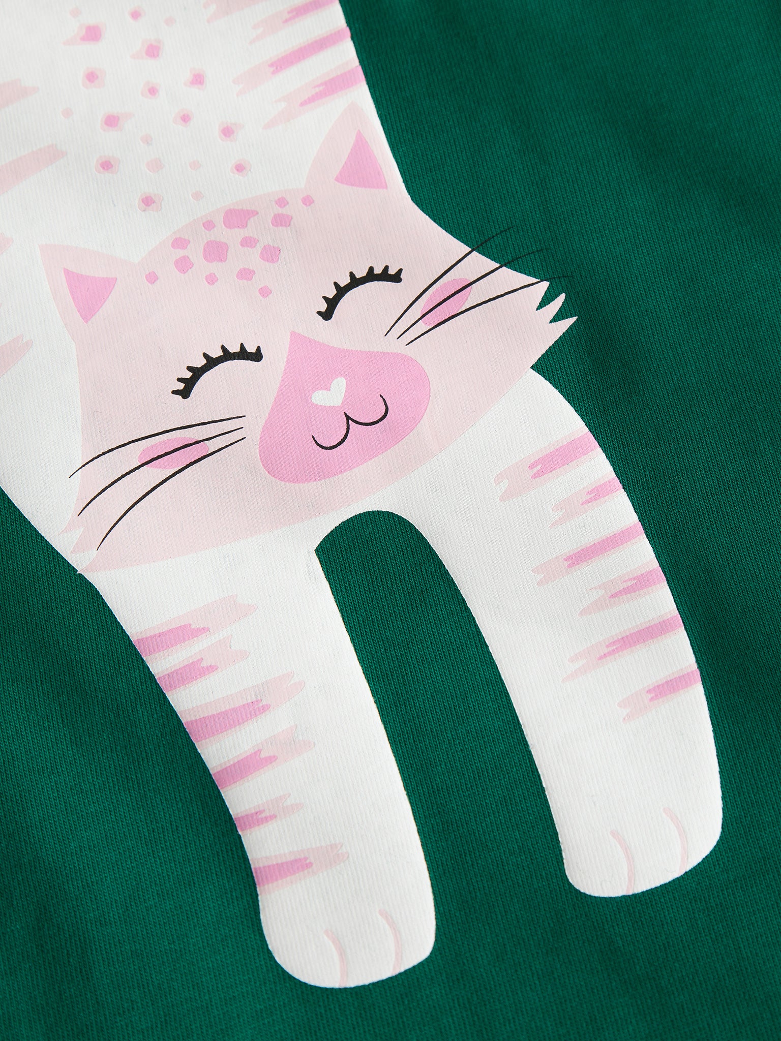 Παιδική μπλούζα pink cat NMFVEEN LS NREG TOP 13234705 | 13234705