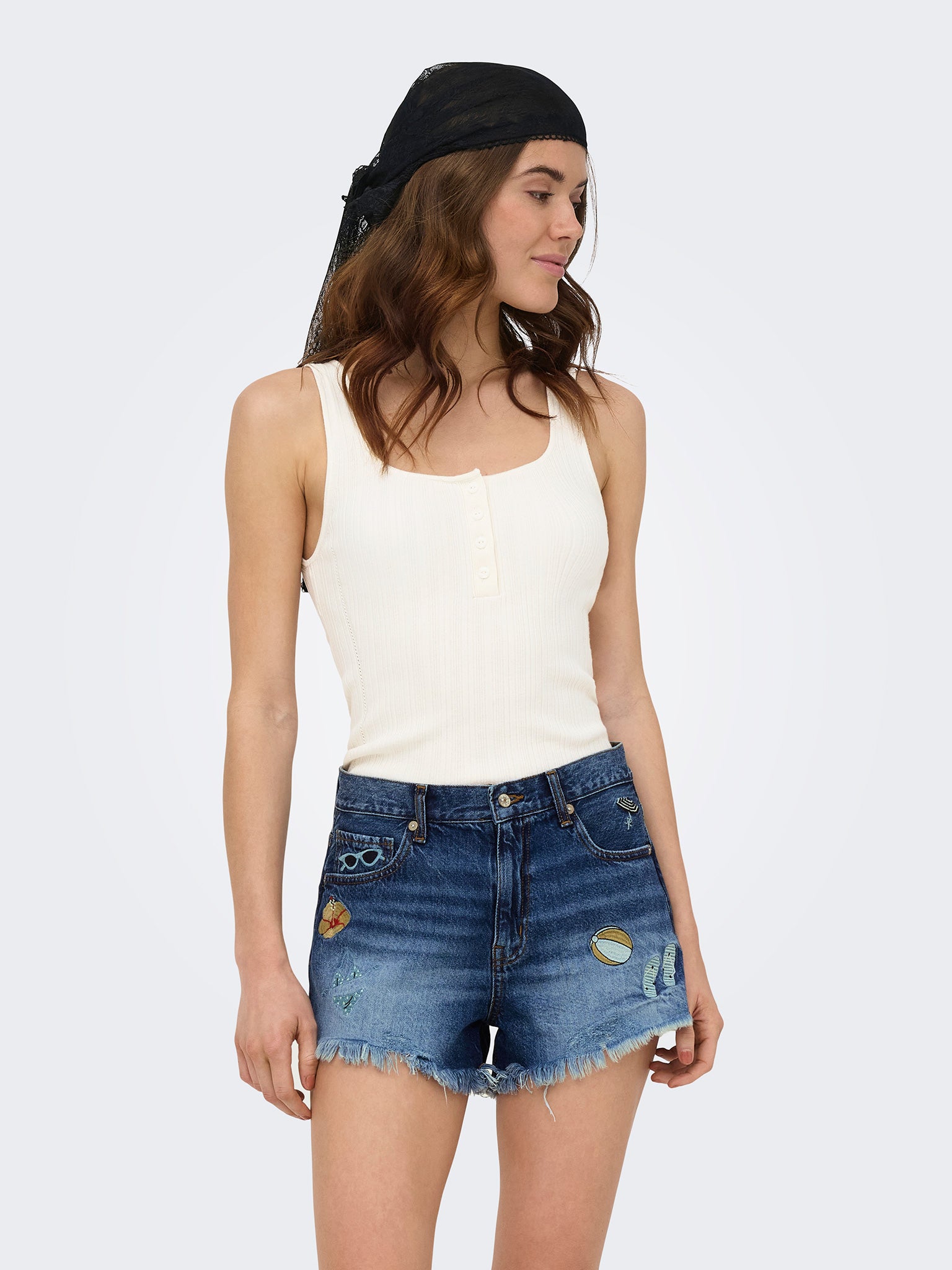 Γυναικείο top πλεκτό ONLBREE SL SQUARE NECK TANK TOP 15373256 | 15373256