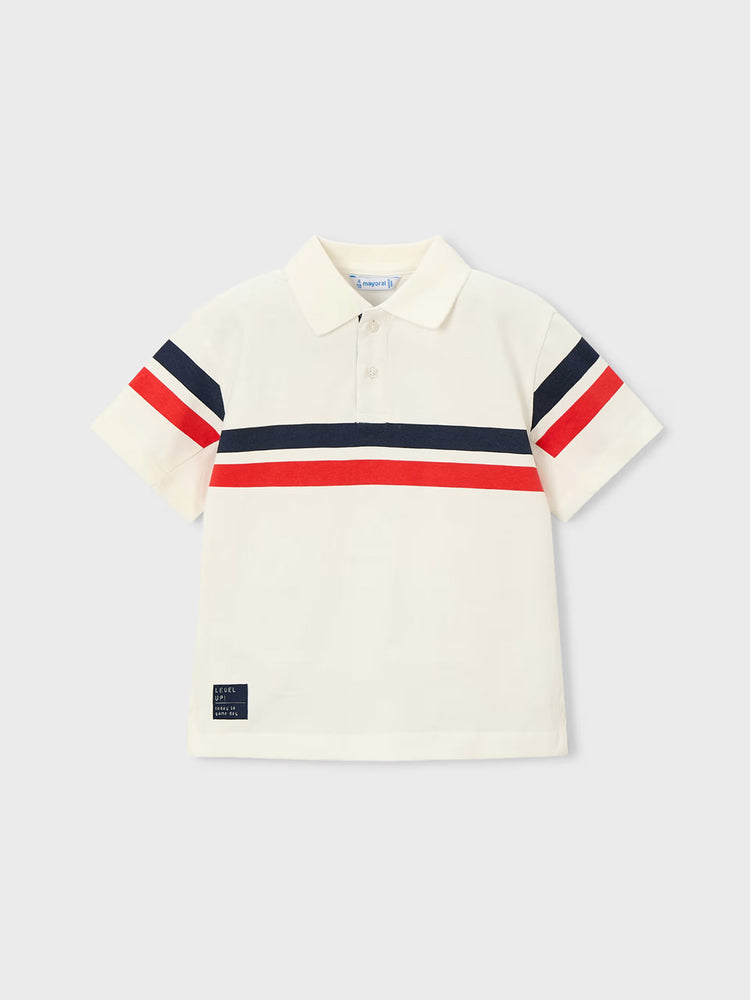 Παιδική μπλούζα polo λωρίδες | 26-03107-037