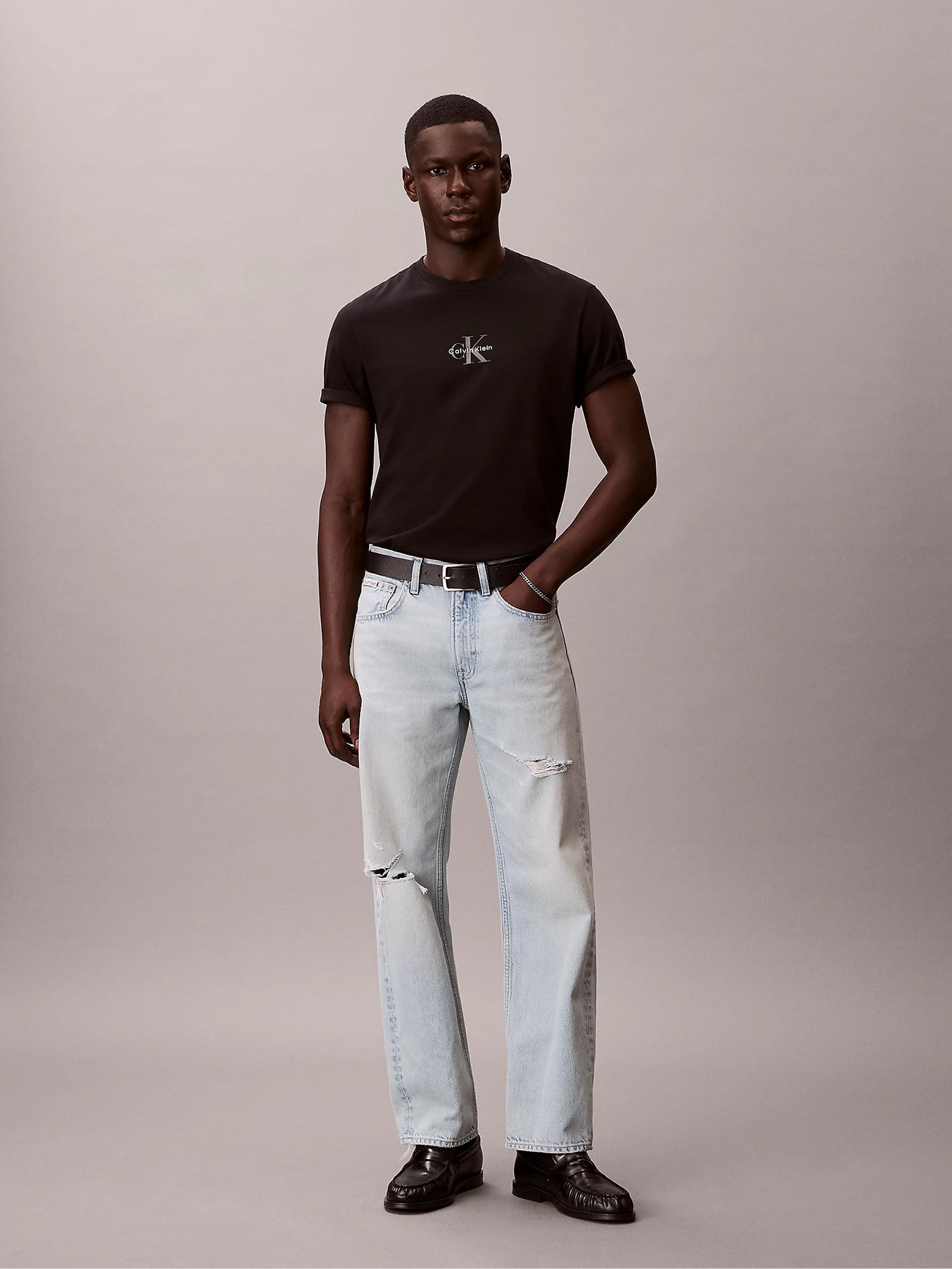 Ανδρικό t-shirt SS 30S MICRO MONOLOGO GRAPHIC LV04RB866GUB1 | LV04RB866GUB1