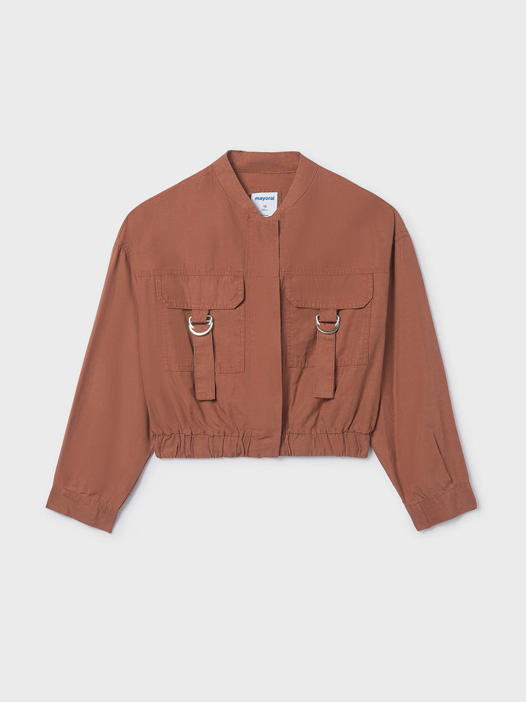 Εφηβικό τζάκετ λινό | 26-06404-083