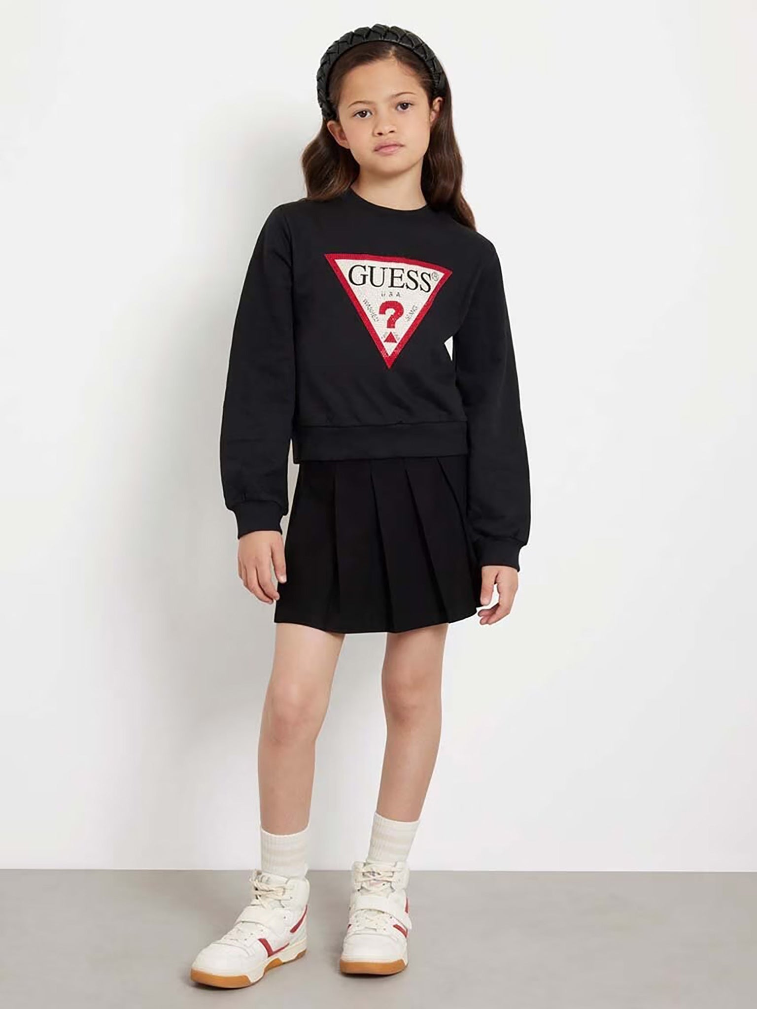 Εφηβική μπλούζα φούτερ J4YQ22KA6R4JBLK | J4YQ22KA6R4JBLK