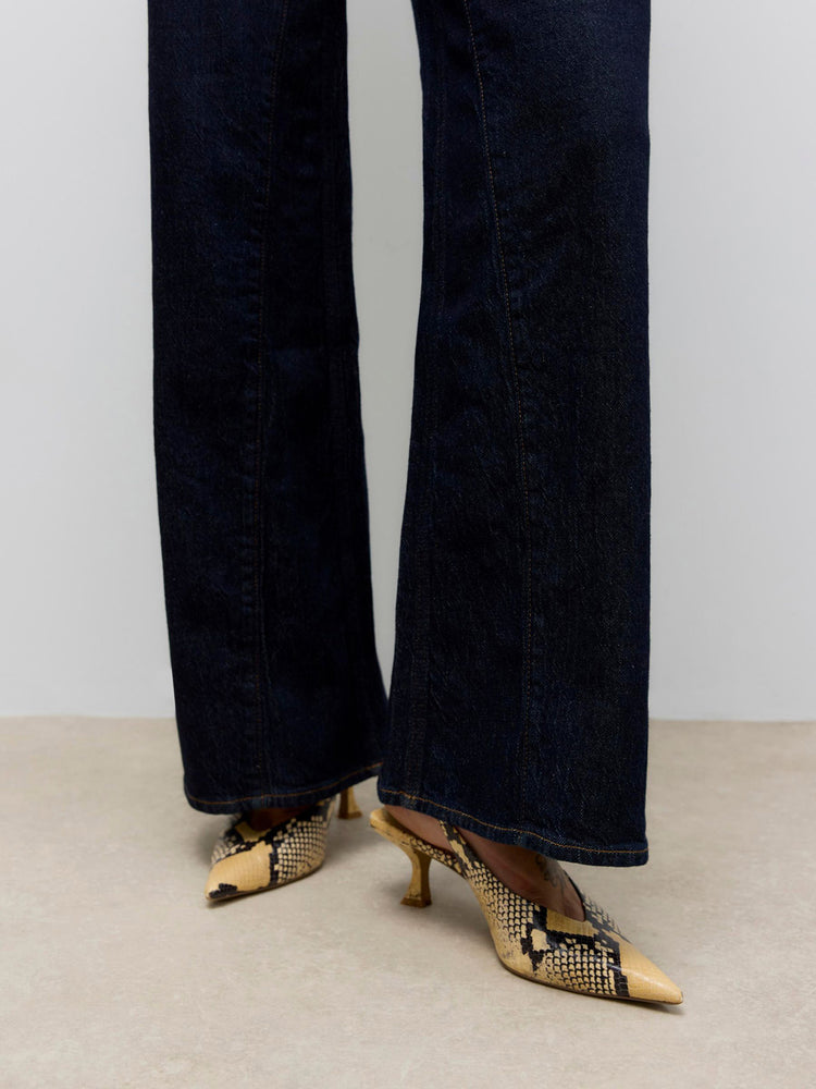 Γυναικείο παντελόνι τζιν με ζώνη ύφασμα AWMADDIE HR BELT WIDE JEANS RA392 10318807 | 10318807