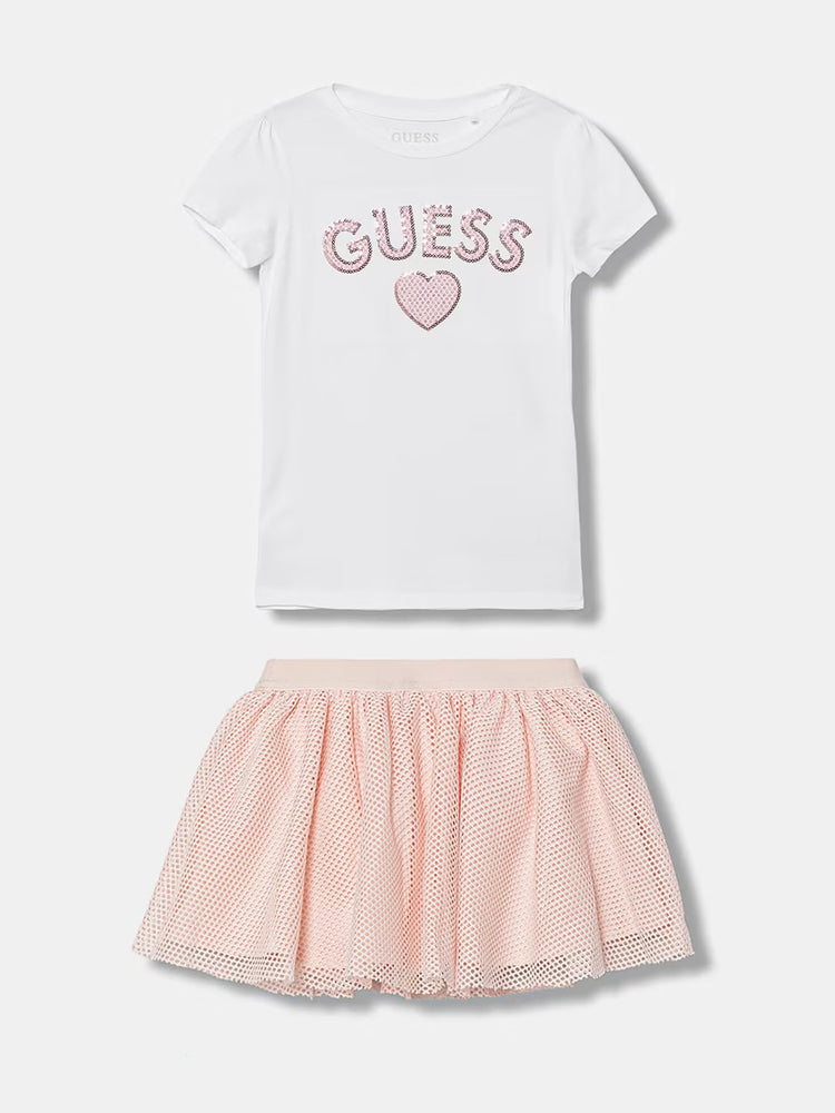 Παιδικό σετ με φούστα | K6RG09K6YW0G011