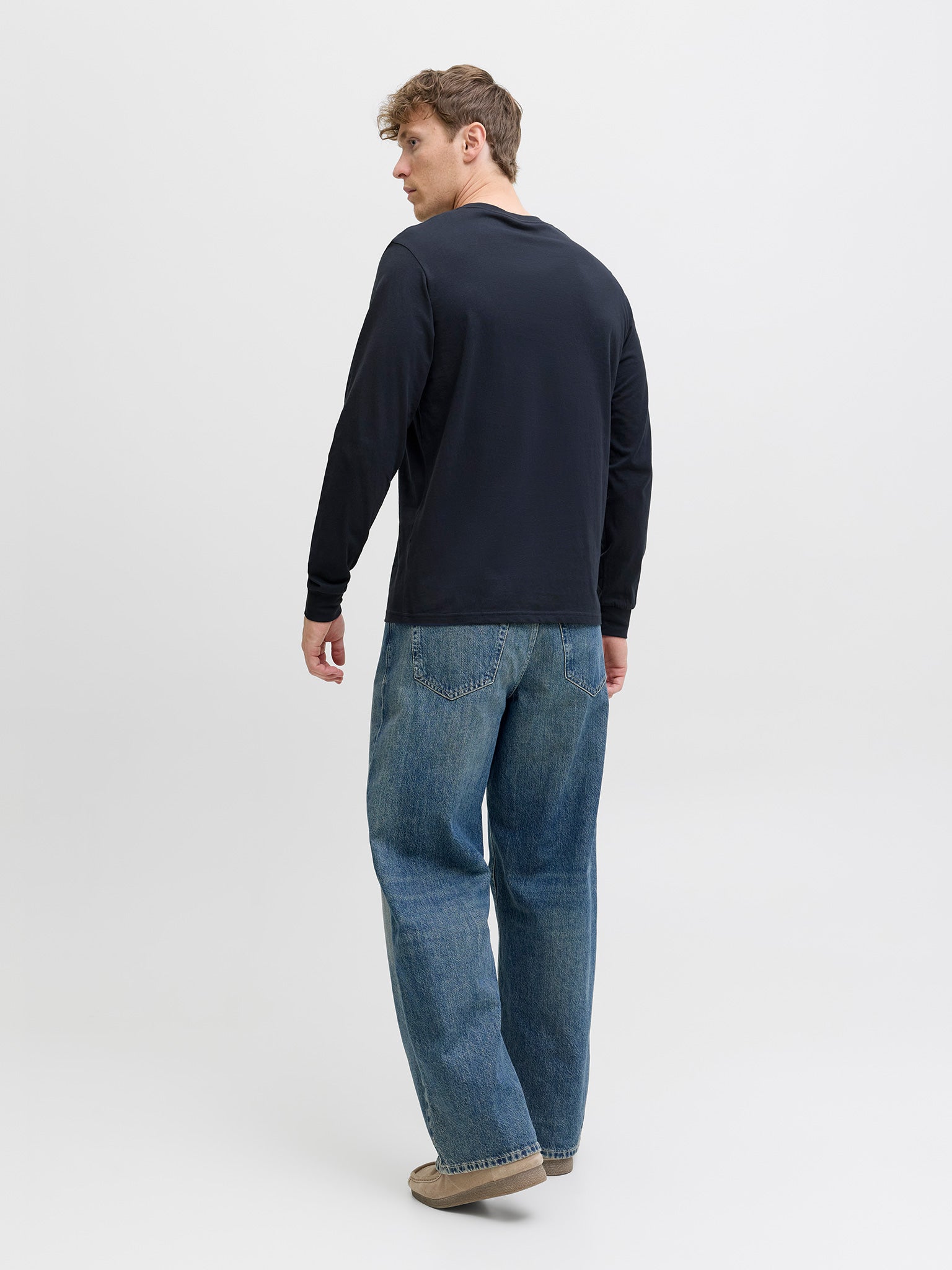 Ανδρική μπλούζα JJHAYATO TEE LS CREW NECK BTS 12282290 | 12282290