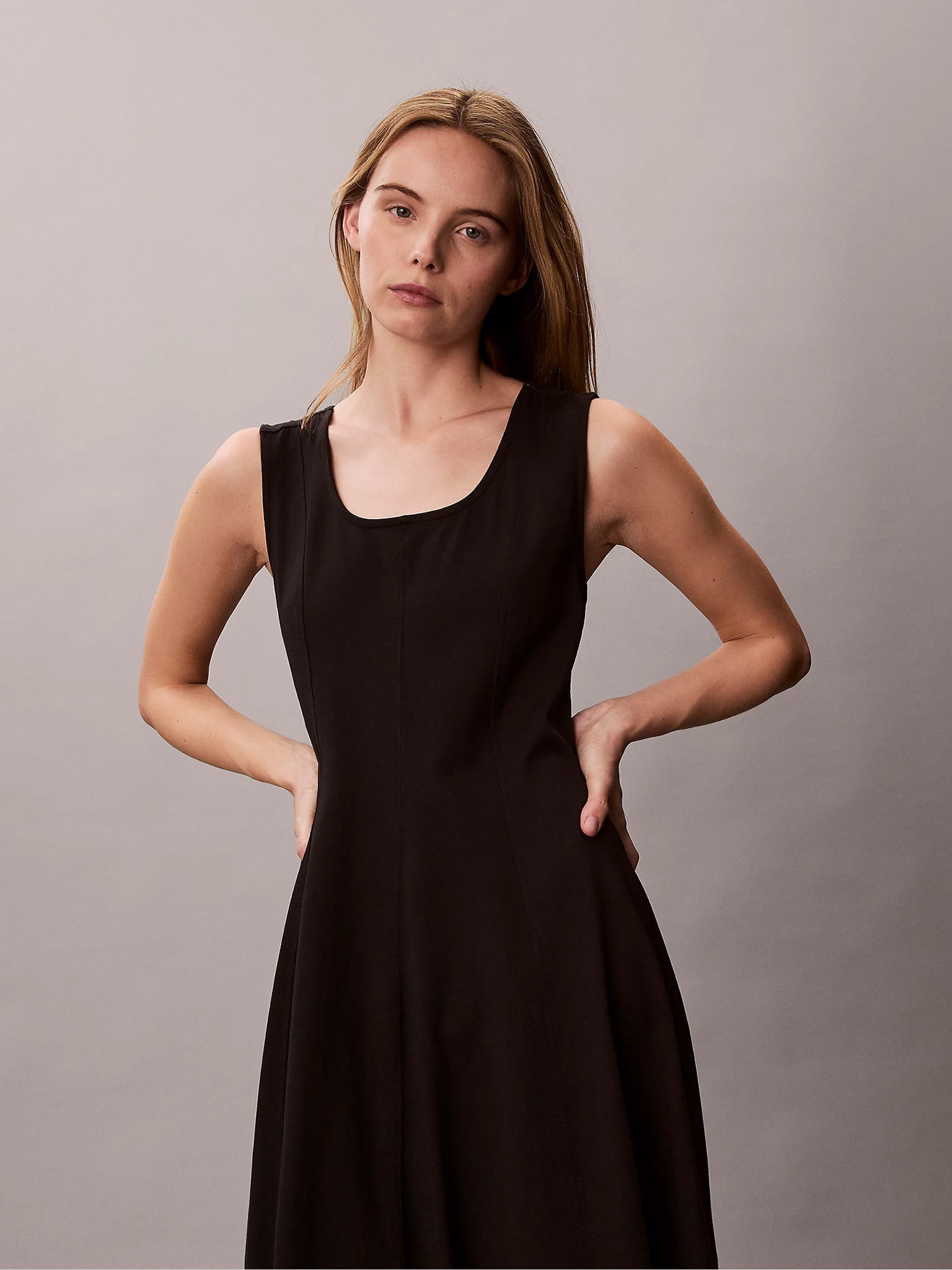 Γυναικείο φόρεμα SL SEAM DETAIL MIDI FLARE DRESS LV047F203GUB1 | LV047F203GUB1