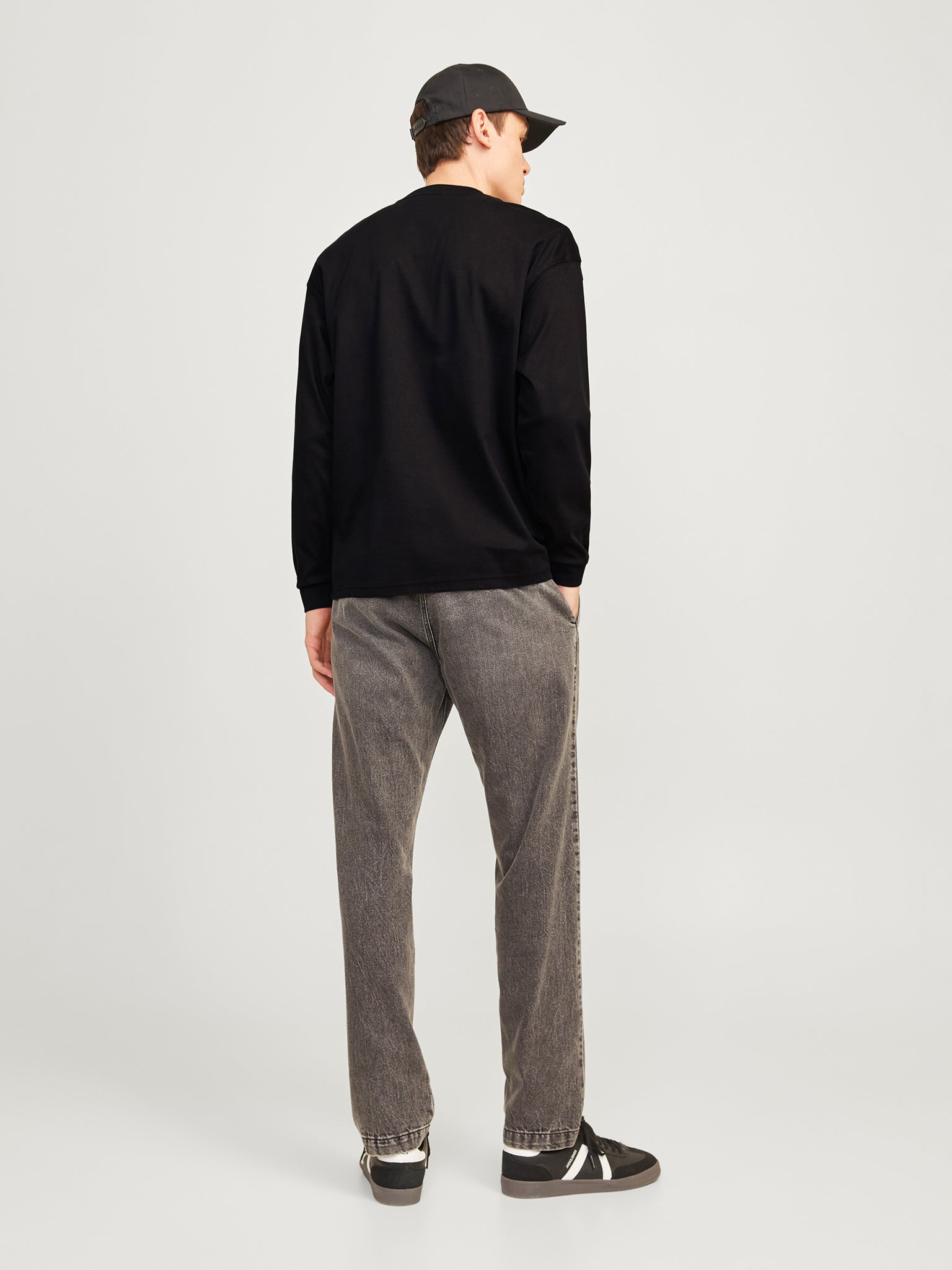 Ανδρική μπλούζα μακό JJEURBAN EDGE TEE LS O-NECK NOOS 12256422 | 12256422