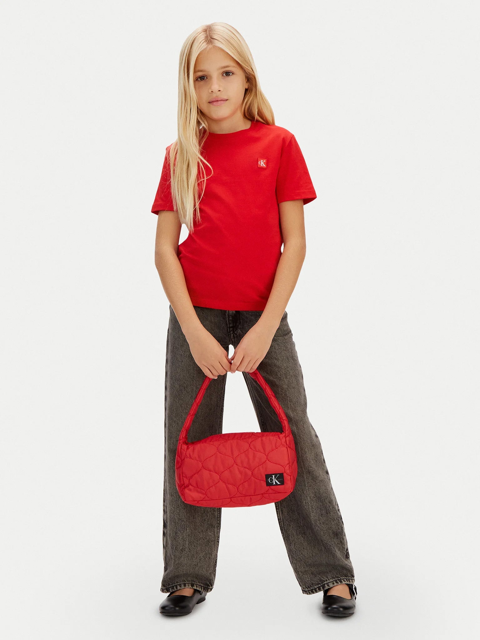 Παιδική μπλούζα μακό MONOGRAM MINI BADGE T-SHIRT IU0IU00543X04 | IU0IU00543X04