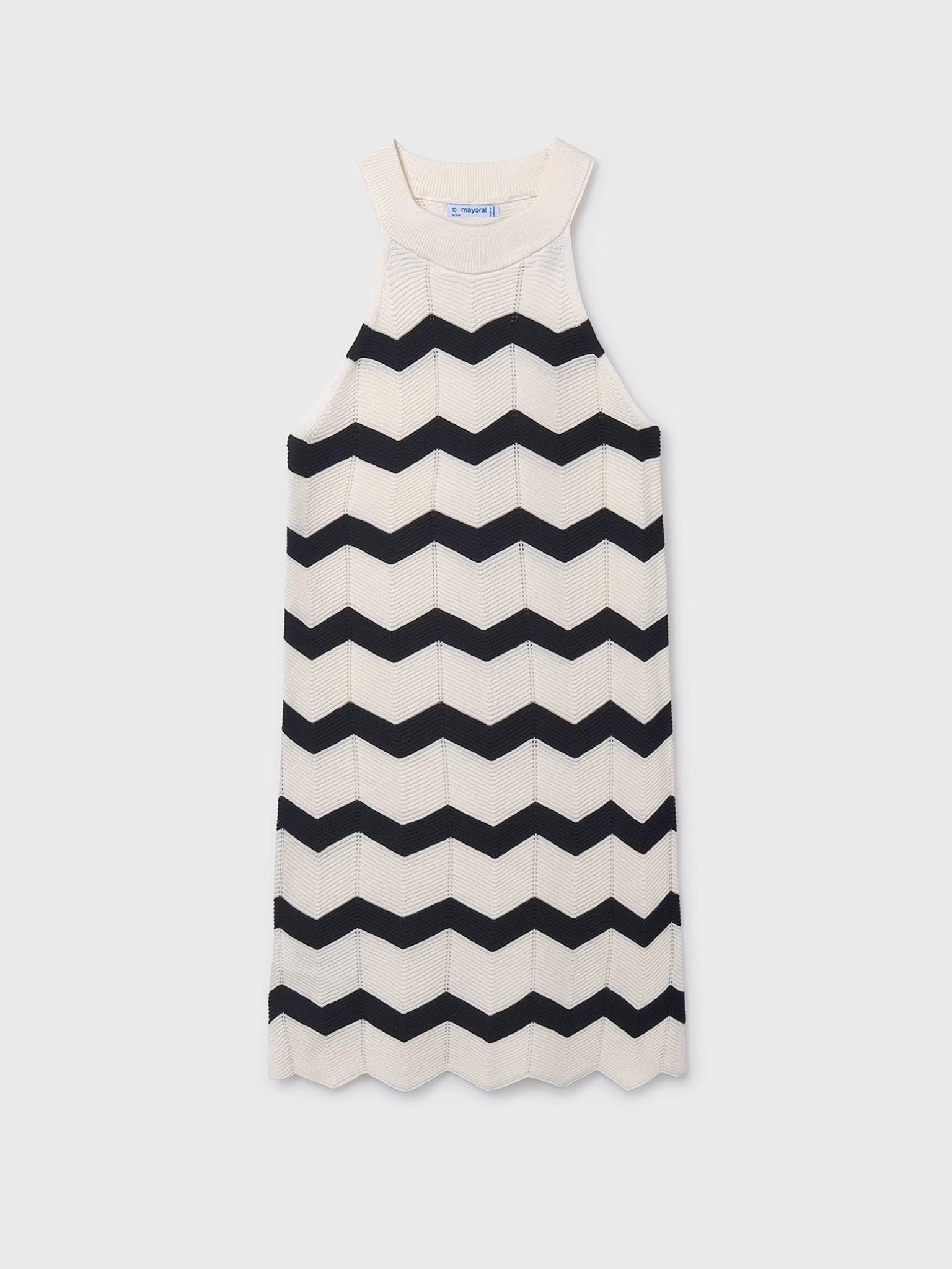 Εφηβικό φόρεμα πλεκτό ζιγκ ζαγκ | 26-06907-065