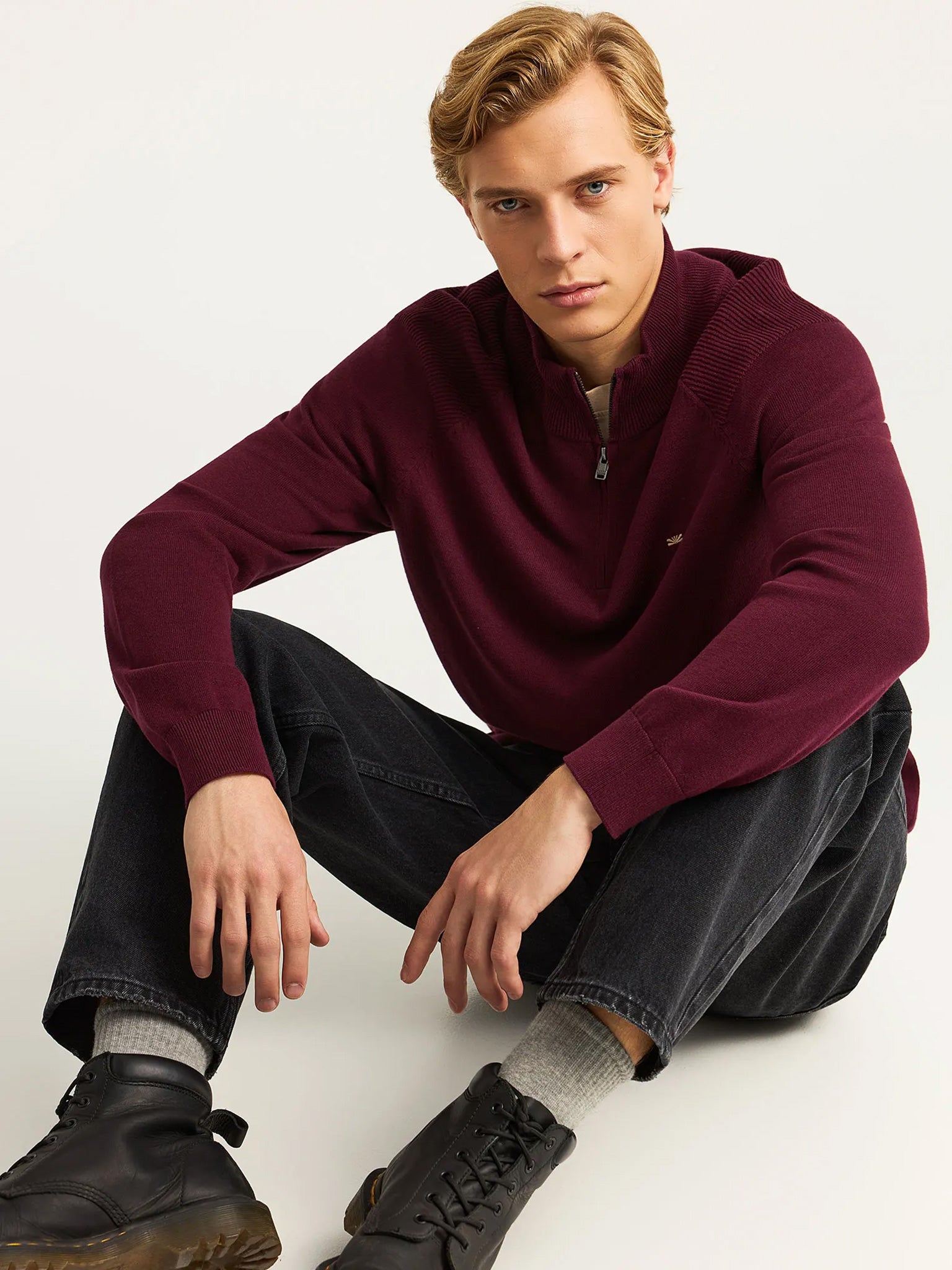 Ανδρική μπλούζα πλεκτή FBM012-003-09 | FBM012-003-09