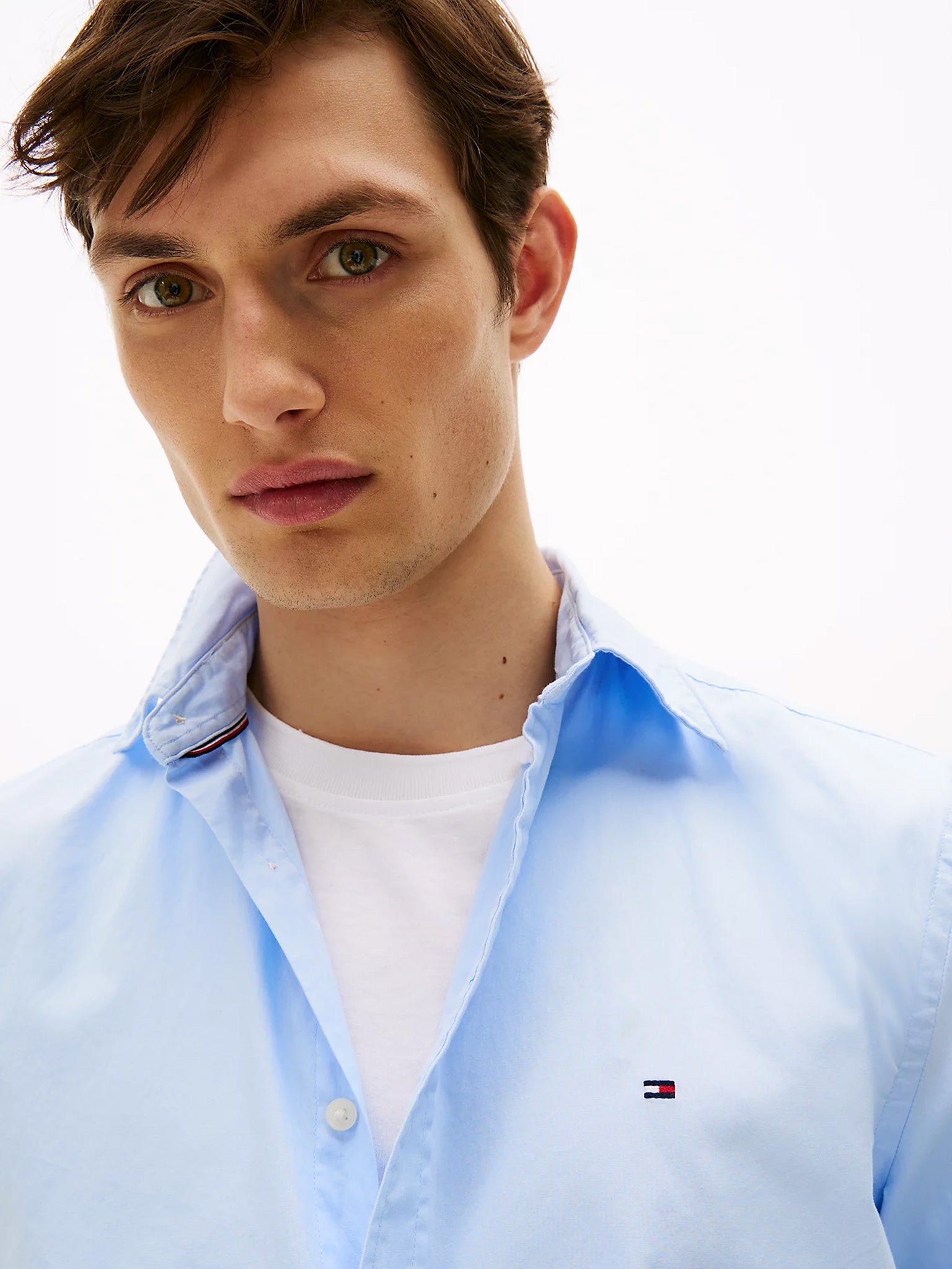 Ανδρικό πουκάμισο CORE FLEX POPLIN SOLID RF SHIRT MW0MW39988C3Q | MW0MW39988C3Q