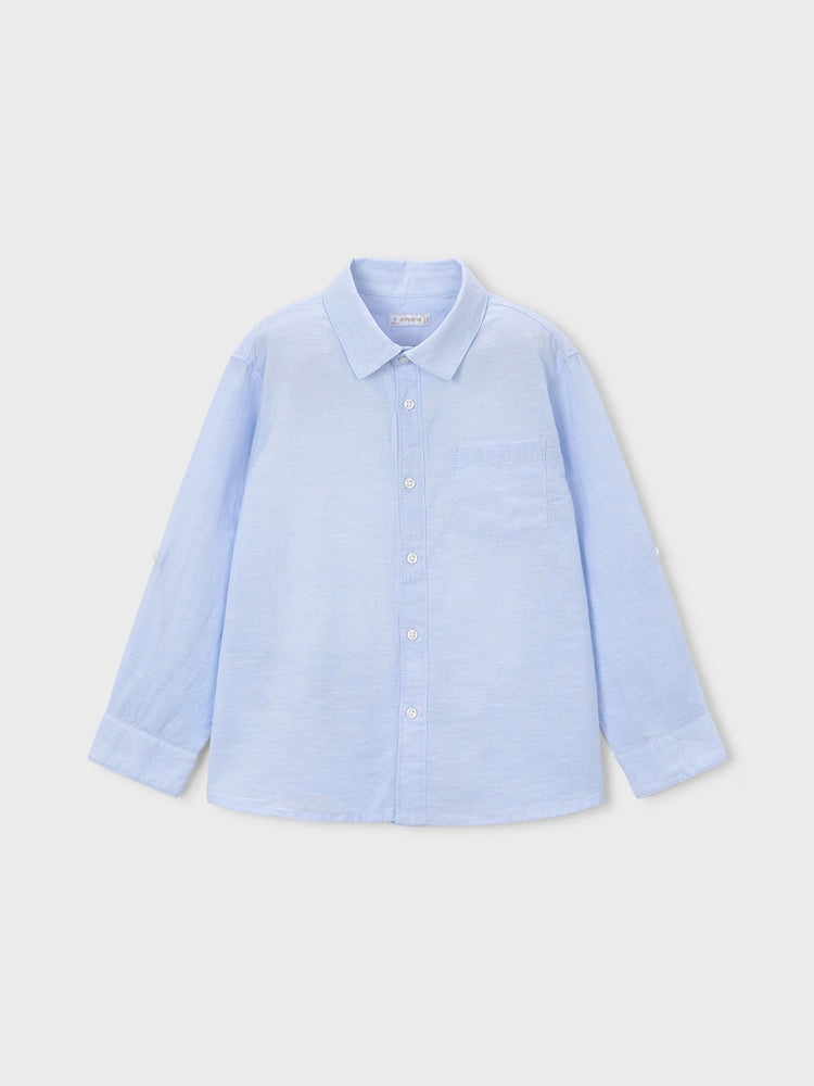 Παιδικό πουκάμισο λινό | 26-03119-039