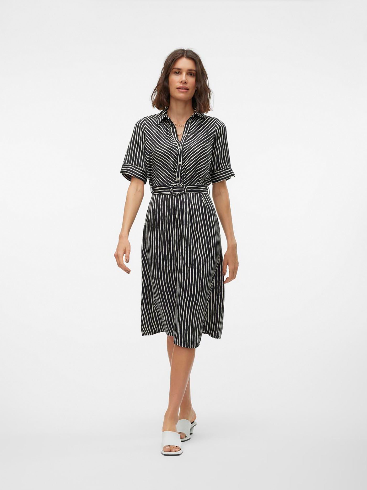 Γυναικείο φόρεμα σεμιζιέ VMLILLIAN MARA 2/4 SHIRT DRESS WVN 10311439 | 10311439