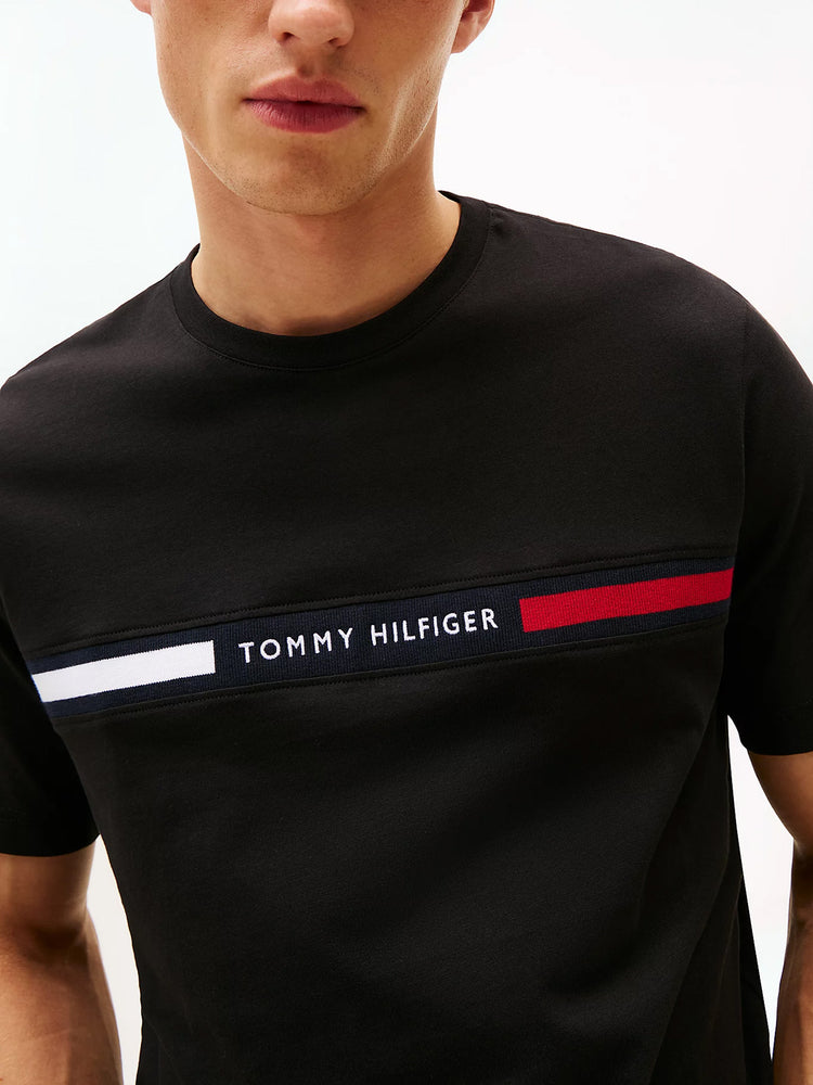 Ανδρικό t-shirt HILFIGER CHEST INSERT TEE MW0MW36498BDS | MW0MW36498BDS