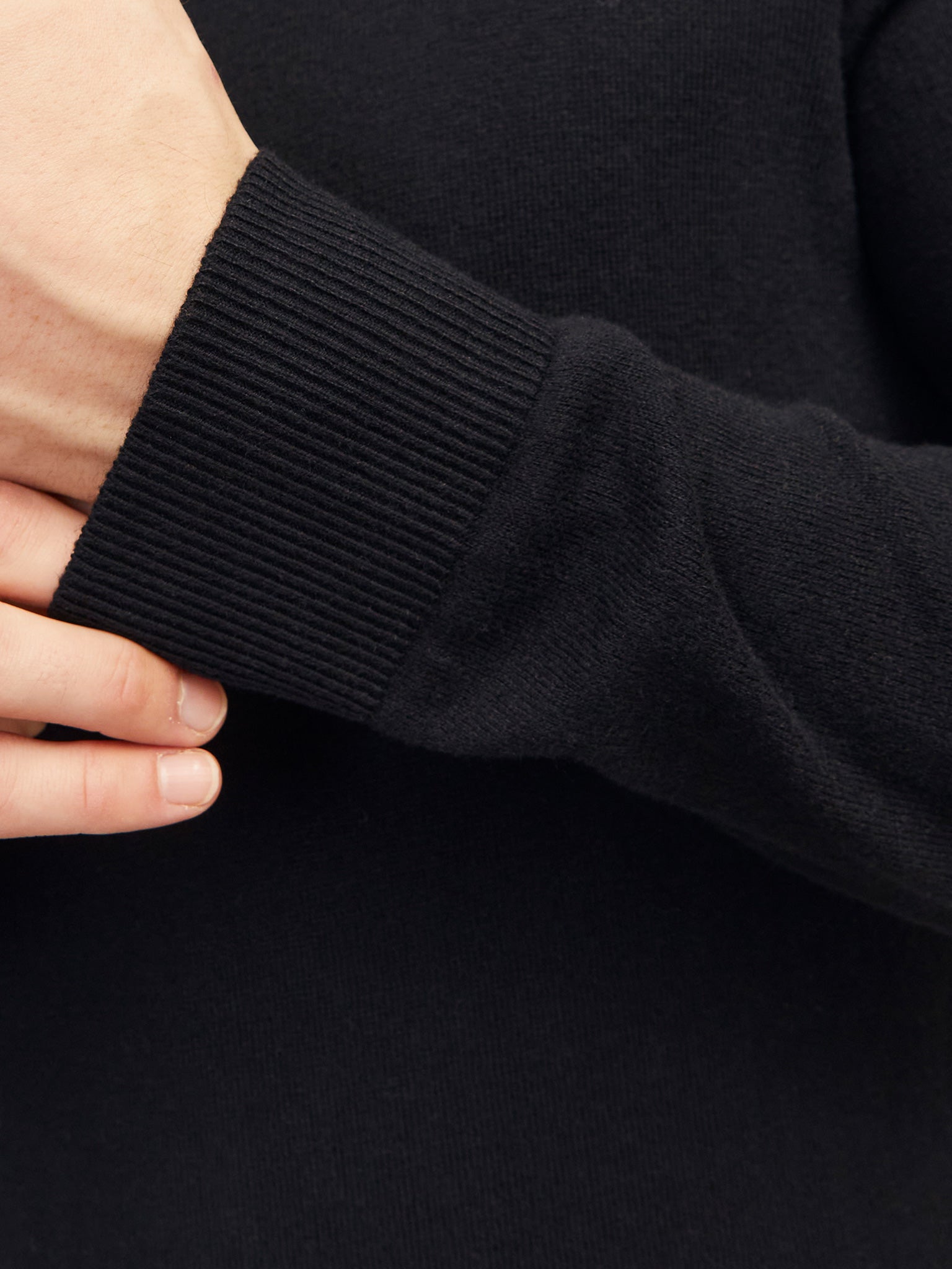Ανδρική μπλούζα πλεκτή JJEEMIL KNIT HALF ZIP NOOS 12189339 | 12189339