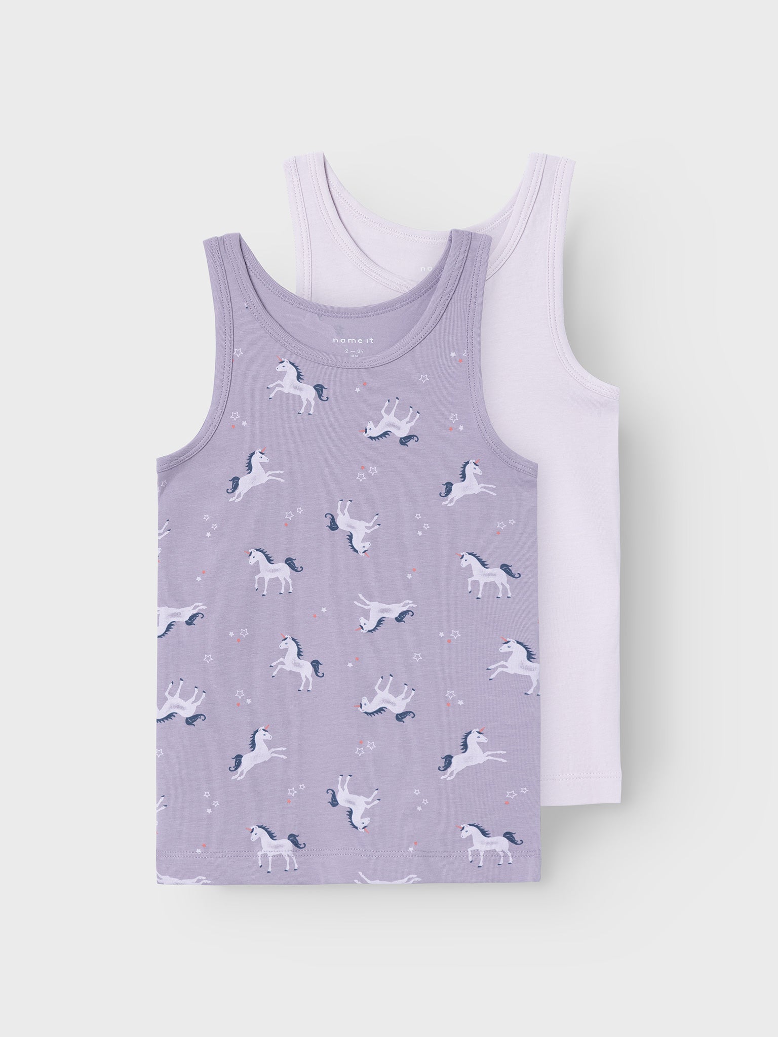 Παιδικά φανελάκια σετ 2 τεμ NMFTANK TOP 2P LAVENDER UNICORN NOOS 13221107 | 13221107