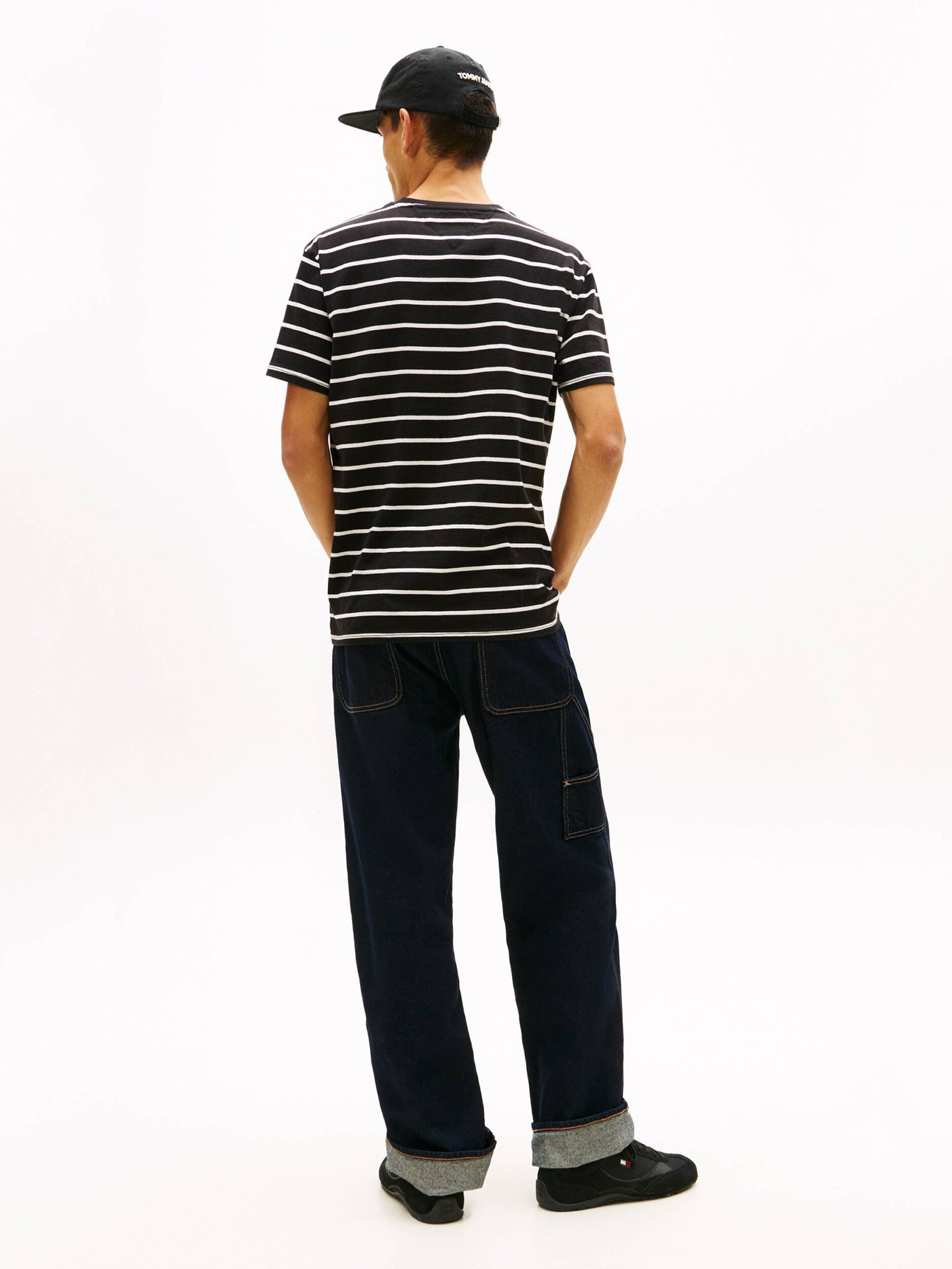 Ανδρικό t-shirt TJM REG STRIPE SS TEE EXT DM0DM22544BDS | DM0DM22544BDS