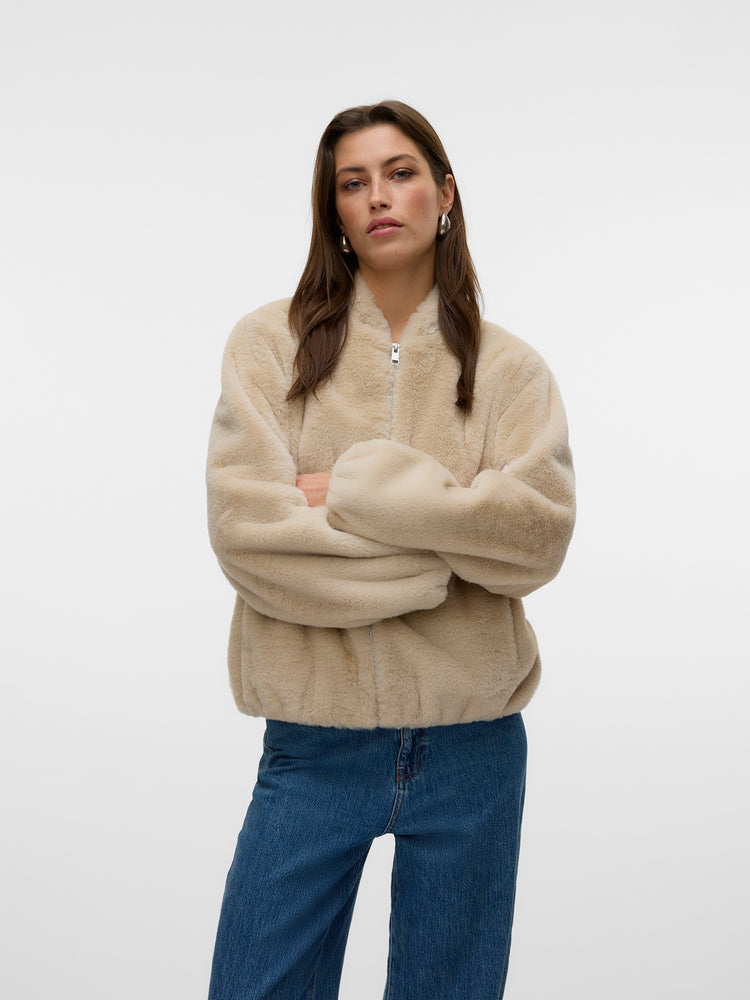 Γυναικείο τζάκετ γούνινο VMSONJALIGA SHORT JACKET 10331291 | 10331291