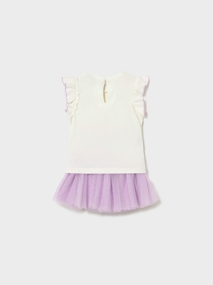 Βρεφικό σετ με τούλινη φούστα | 26-01933-047