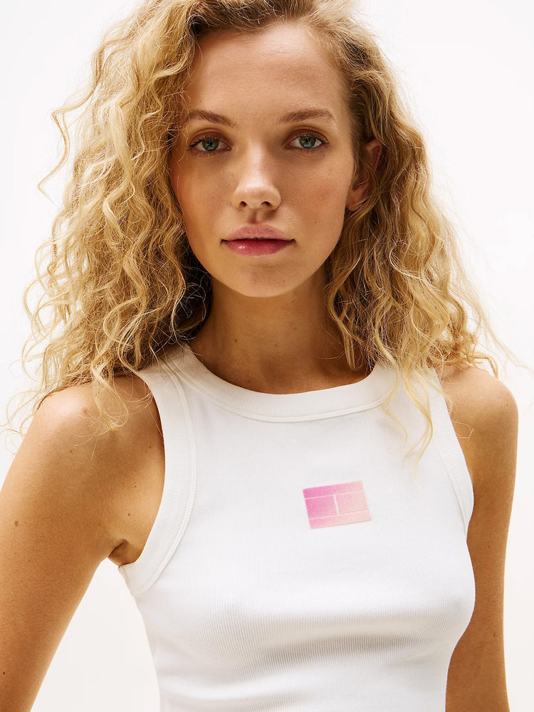 Γυναικεία μπλούζα ριπ TJW SLIM GRADIENT FLAG TANK DW0DW20920YBL | DW0DW20920YBL