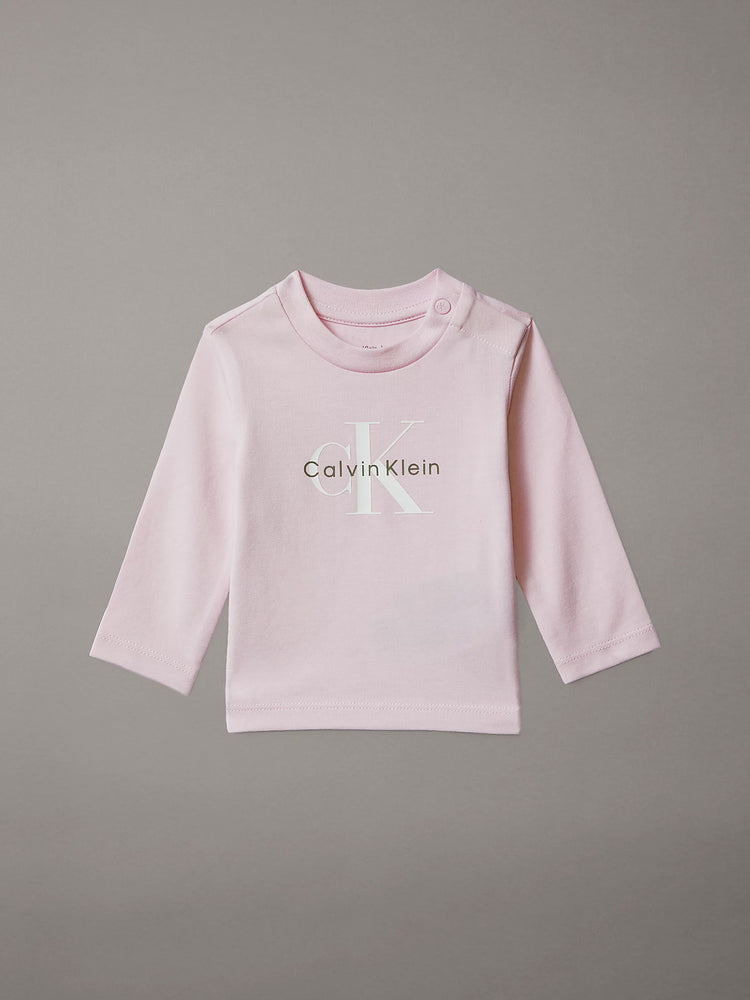Βρεφική μπλούζα μακό MONOGRAM LS T-SHIRT IN0IN00335TRX | IN0IN00335TRX
