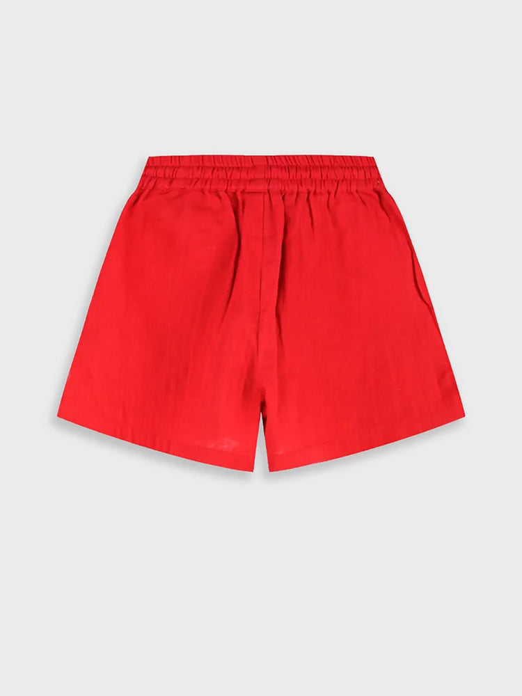 Εφηβικό σορτς γκοφρέ | 16-226251-2