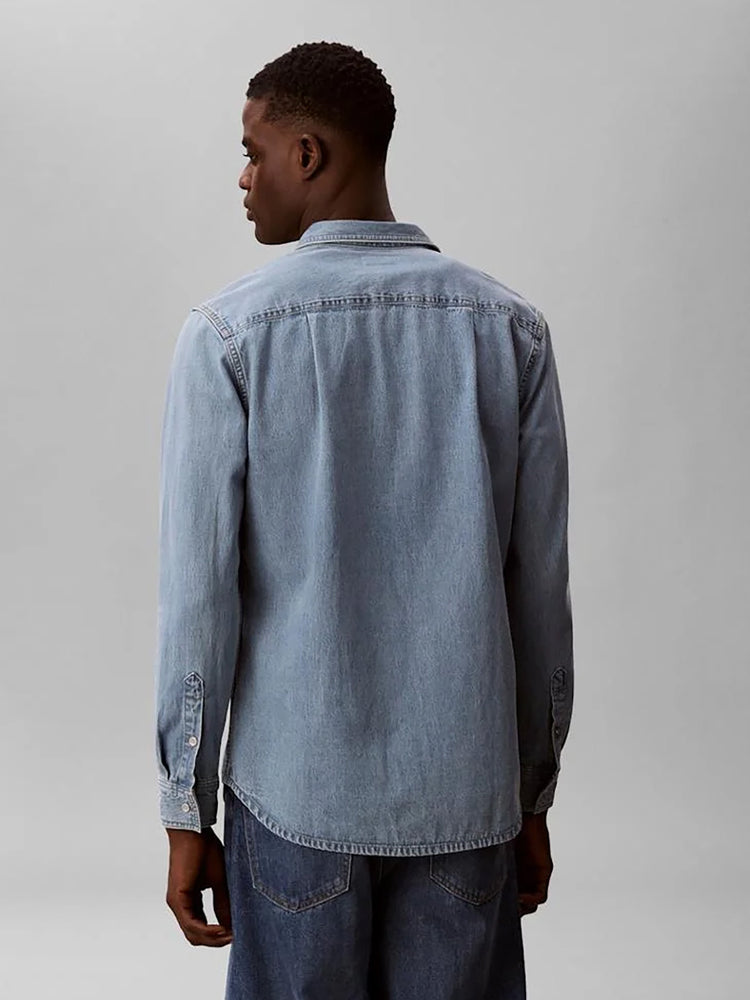 Ανδρικό πουκάμισο τζιν | LV04RE710G3TR