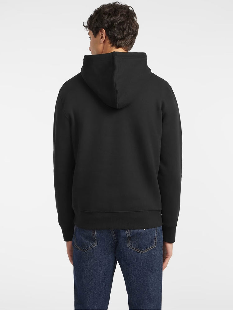 Ανδρική μπλούζα φούτερ hood slim mini logo M4YQ22K9V31JBLK | M4YQ22K9V31JBLK