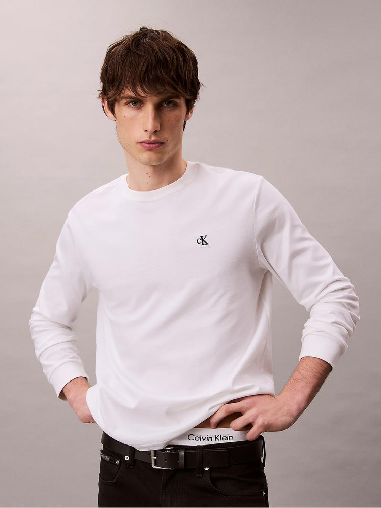 Ανδρική μπλούζα μακό LS EASY MONOGRAM TEE LV04RD247GYAF | LV04RD247GYAF
