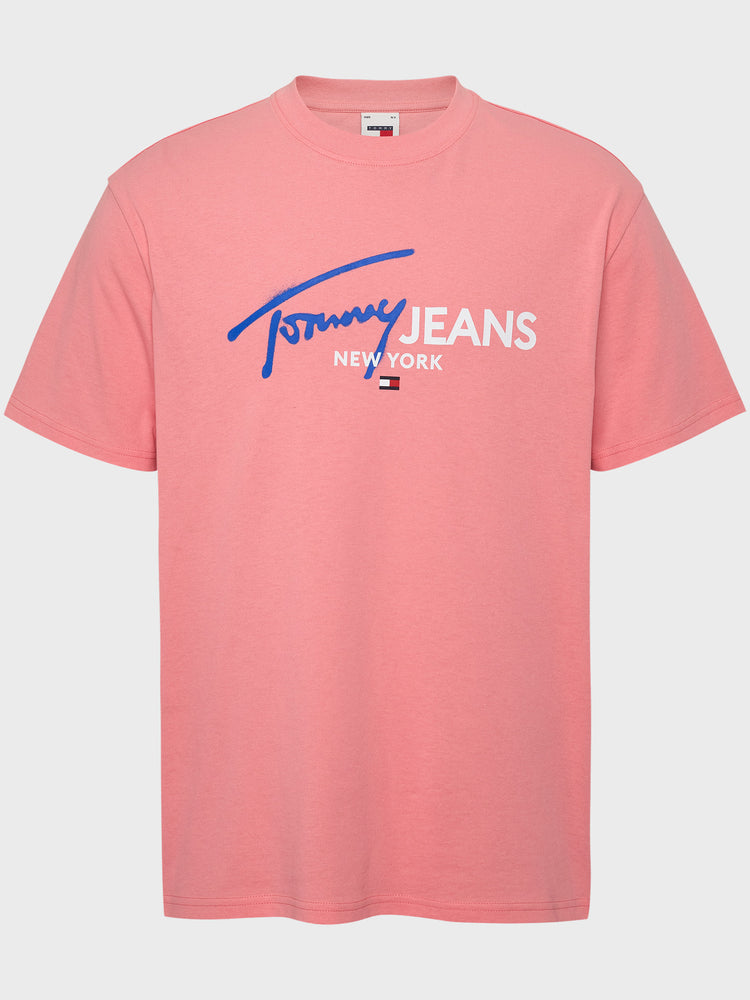 Ανδρικό t-shirt TJM REG SPRAY POP COLOR TEE EXT DM0DM18572TIC | DM0DM18572TIC