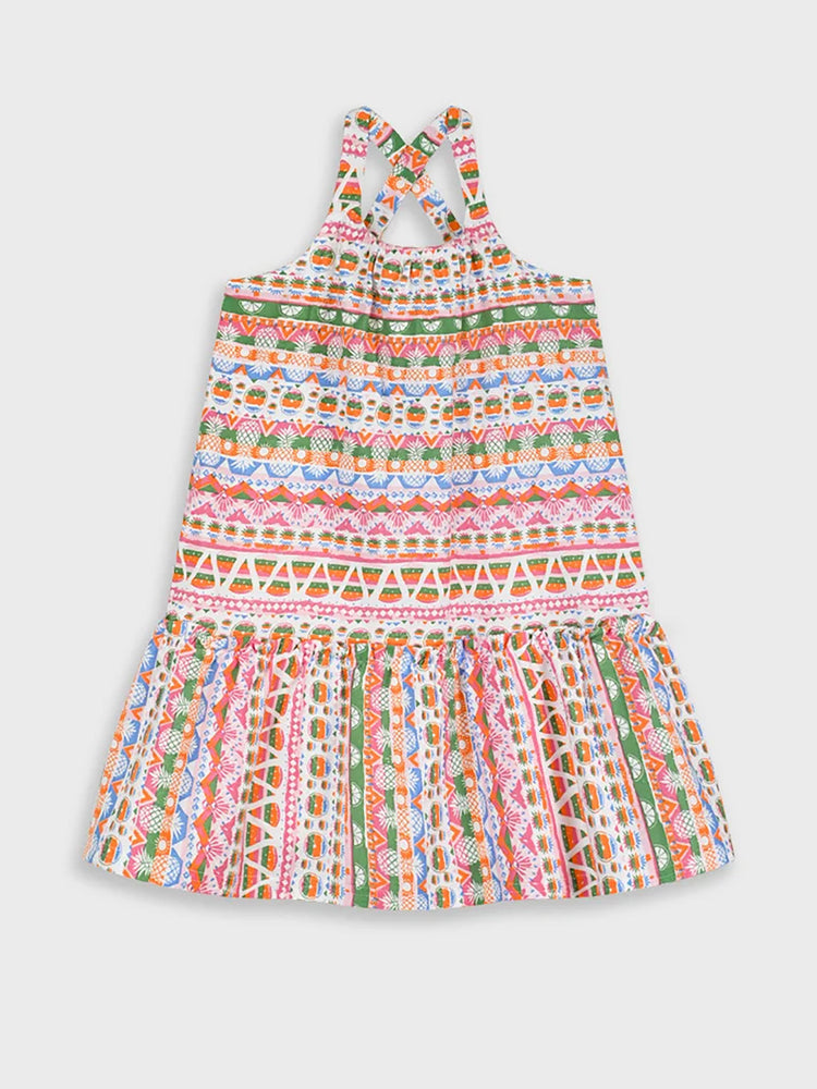 Παιδικό φόρεμα εμπριμέ | 35-226322-8