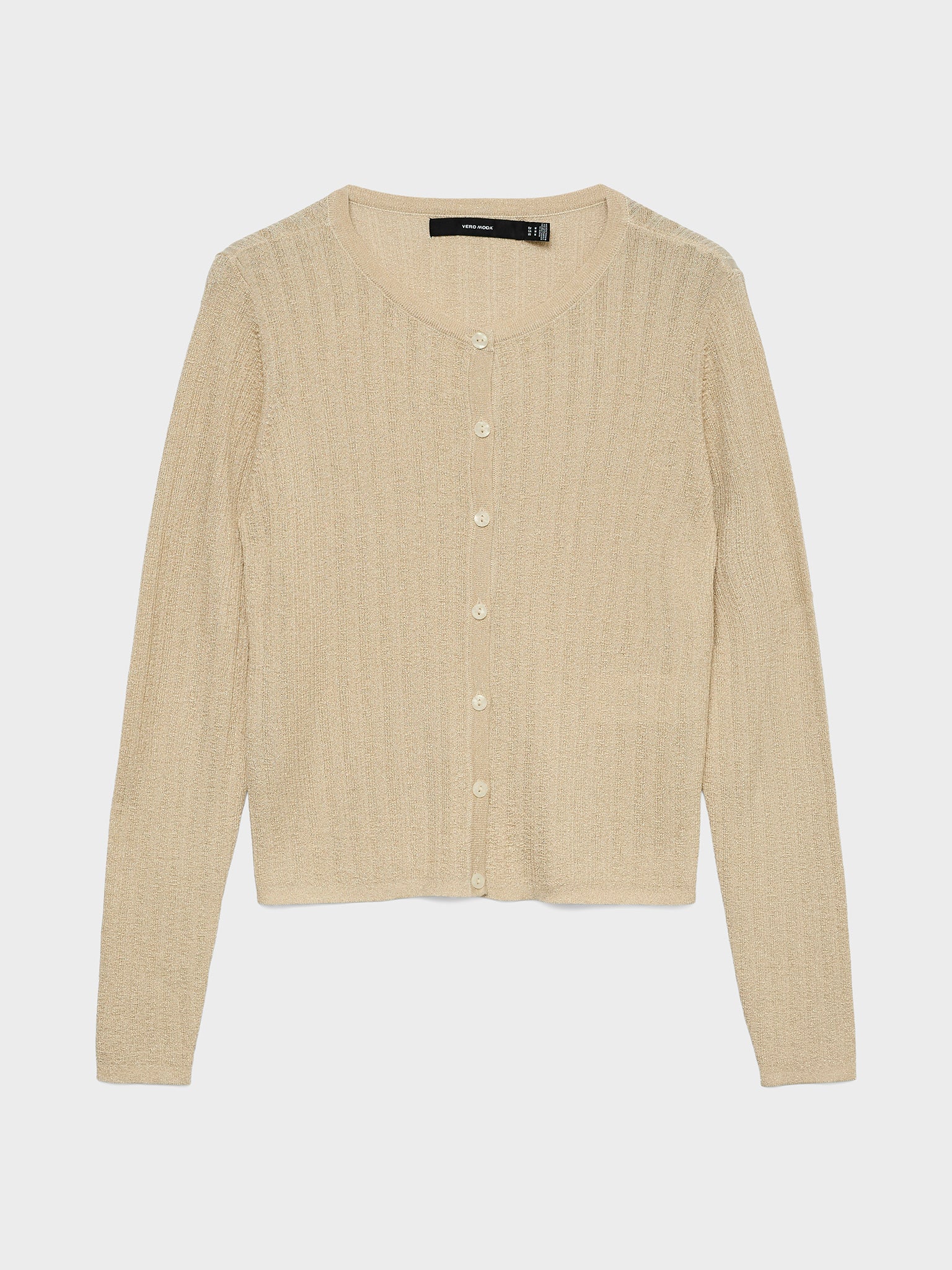 Γυναικεία ζακέτα ψιλή πλέξη VMSECRET SHORE LS O-NECK CARDIGAN 10342596 | 10342596