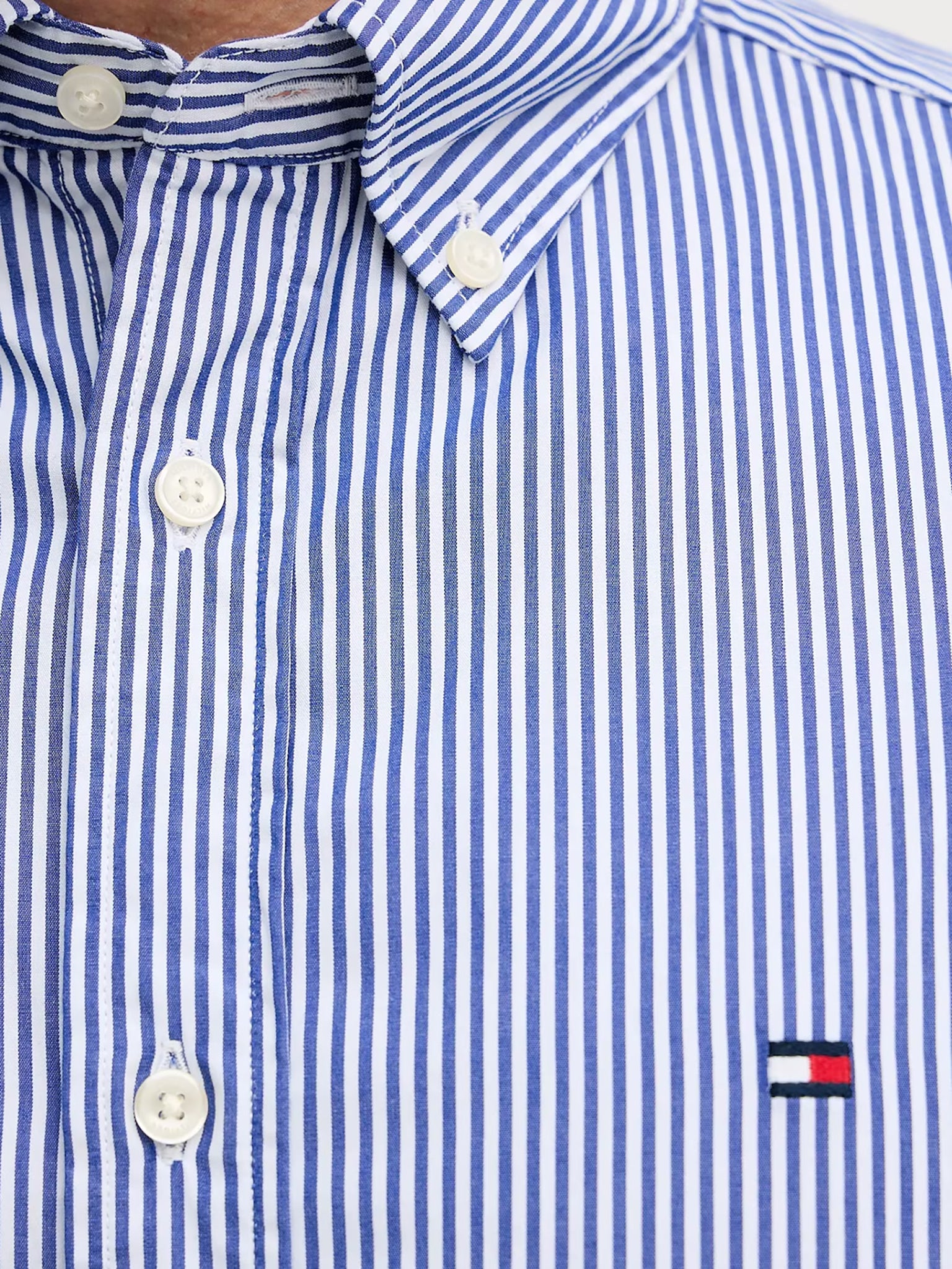 Ανδρικό πουκάμισο ριγέ CORE FLEX POP CLASSIC STP SHIRT MW0MW414030A4 | MW0MW414030A4