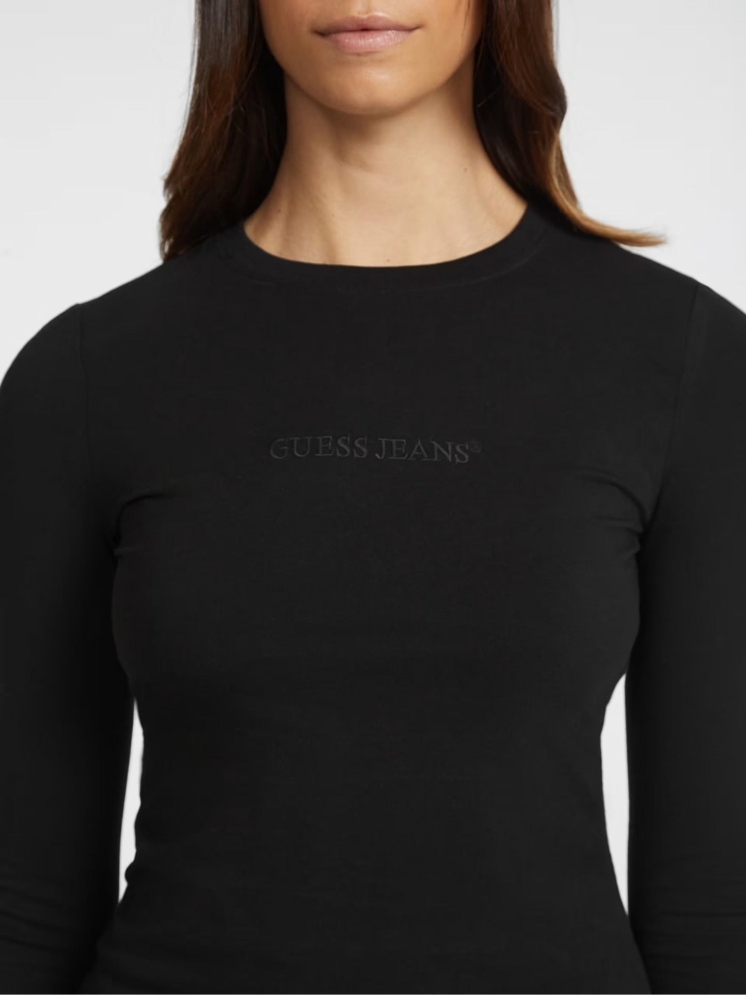 Γυναικεία μπλούζα μακό Ls slim logo W4YI22J1314JBLK | W4YI22J1314JBLK