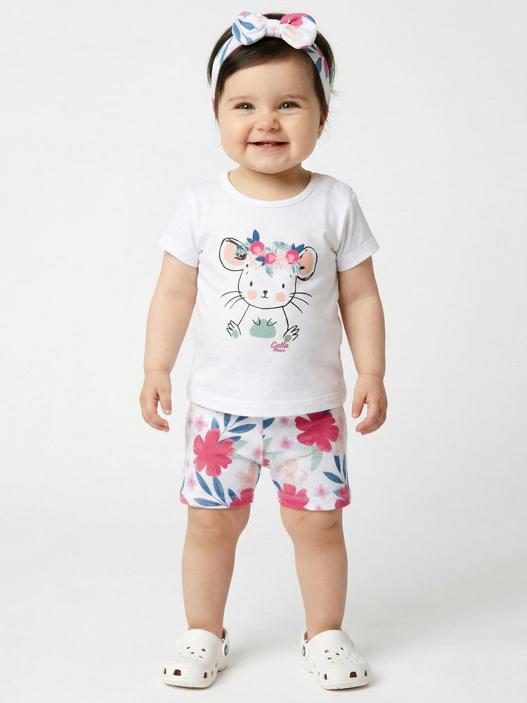 Βρεφικό σετ με κολάν ποδηλάτη | 49013