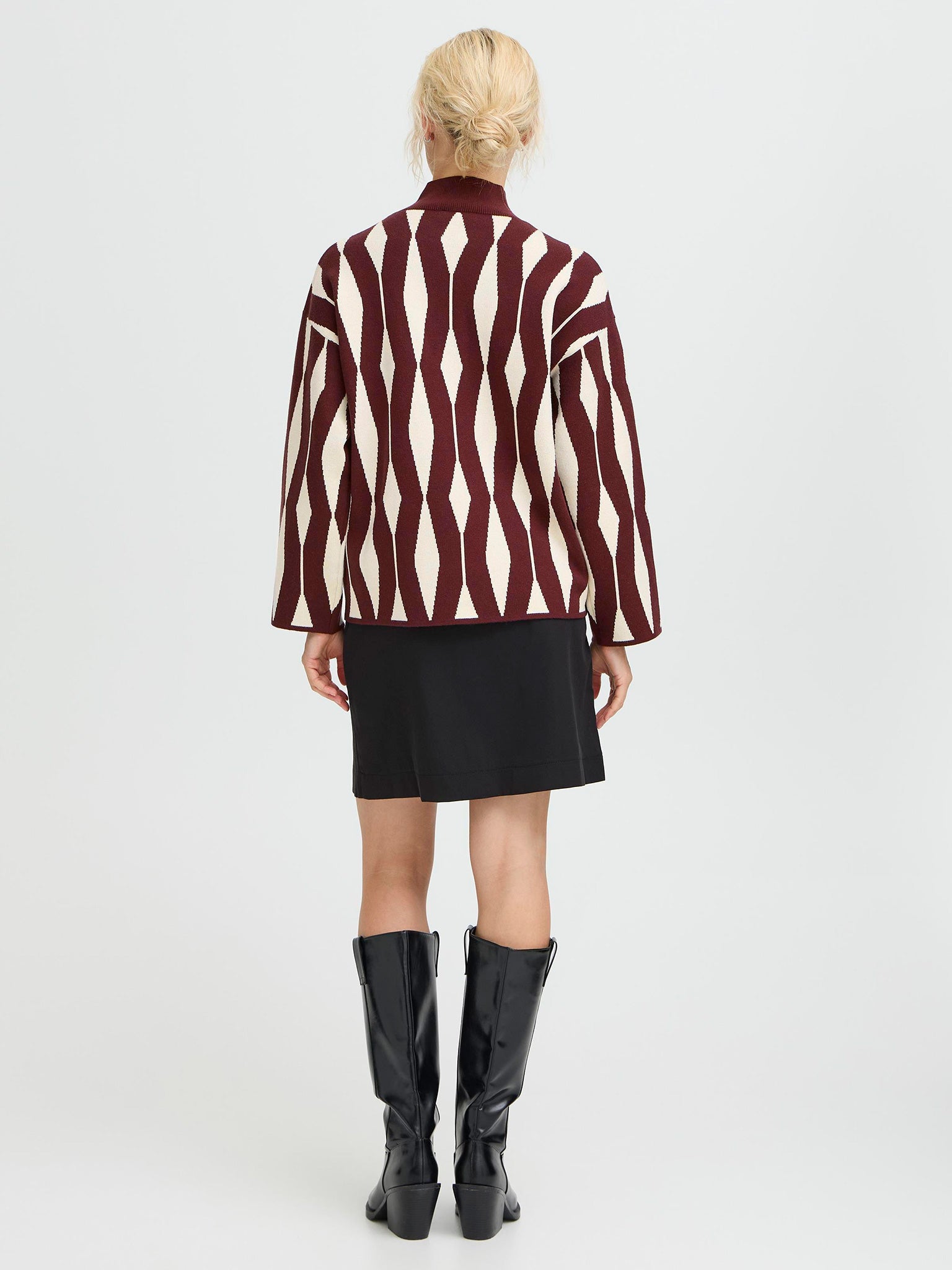 Γυναικεία μπλούζα πλεκτή  BYOTARI JACQUARD JUMPER 20818120 | 20818120