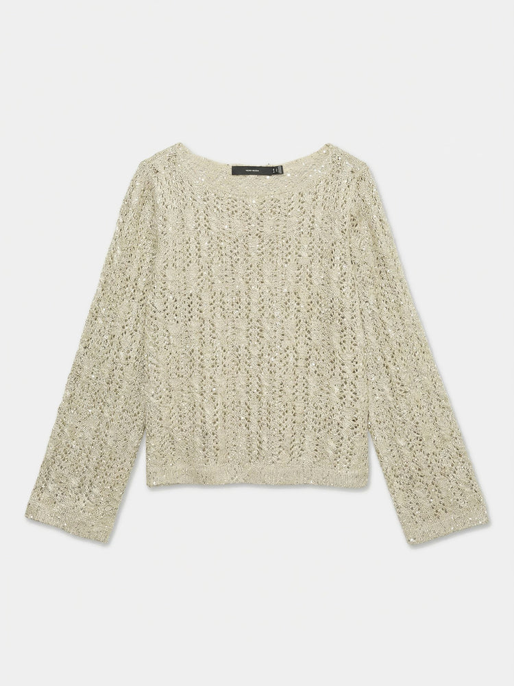 Γυναικεία μπλούζα VMNEWLEILANI LS BOATNECK PULLOVER 10352560 | 10352560