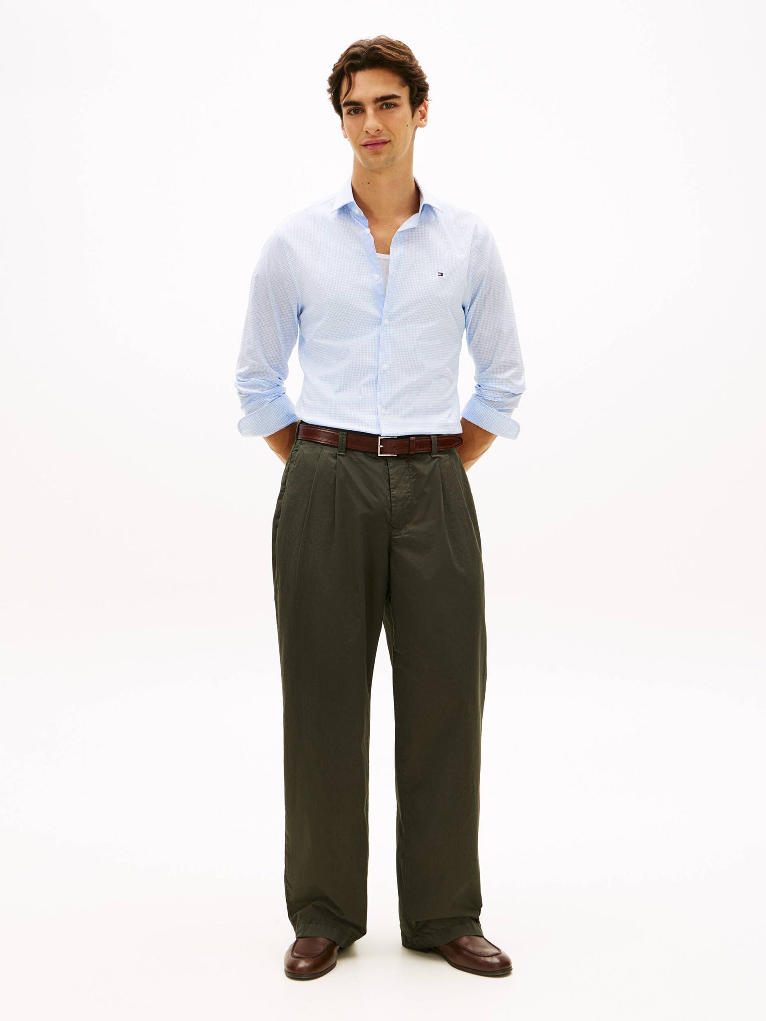 Ανδρικό πουκάμισο καρό | MW0MW42931CBR