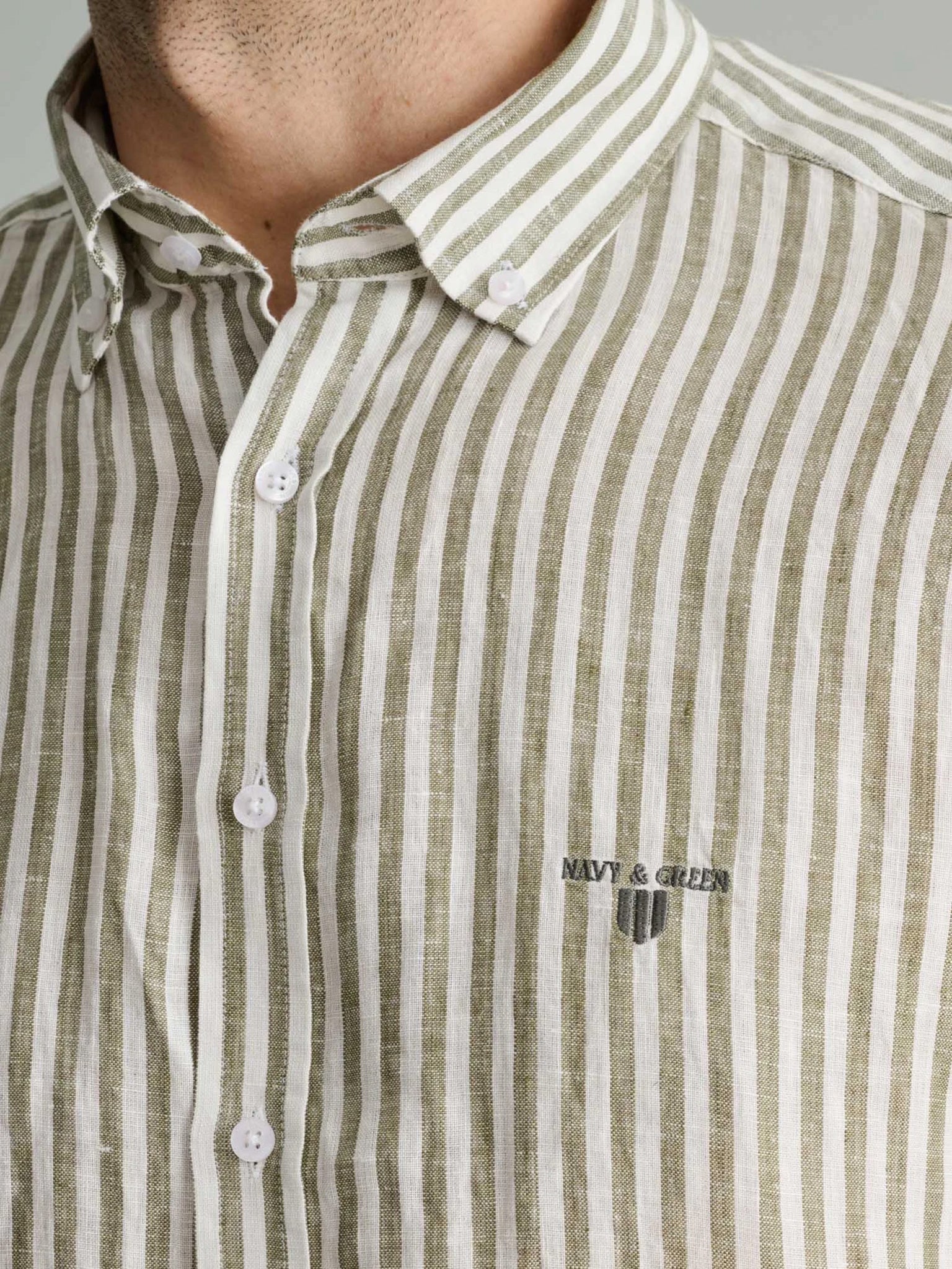 Ανδρικό πουκάμισο ριγέ 24NG.BX206/1B | 24NG.BX206/1B