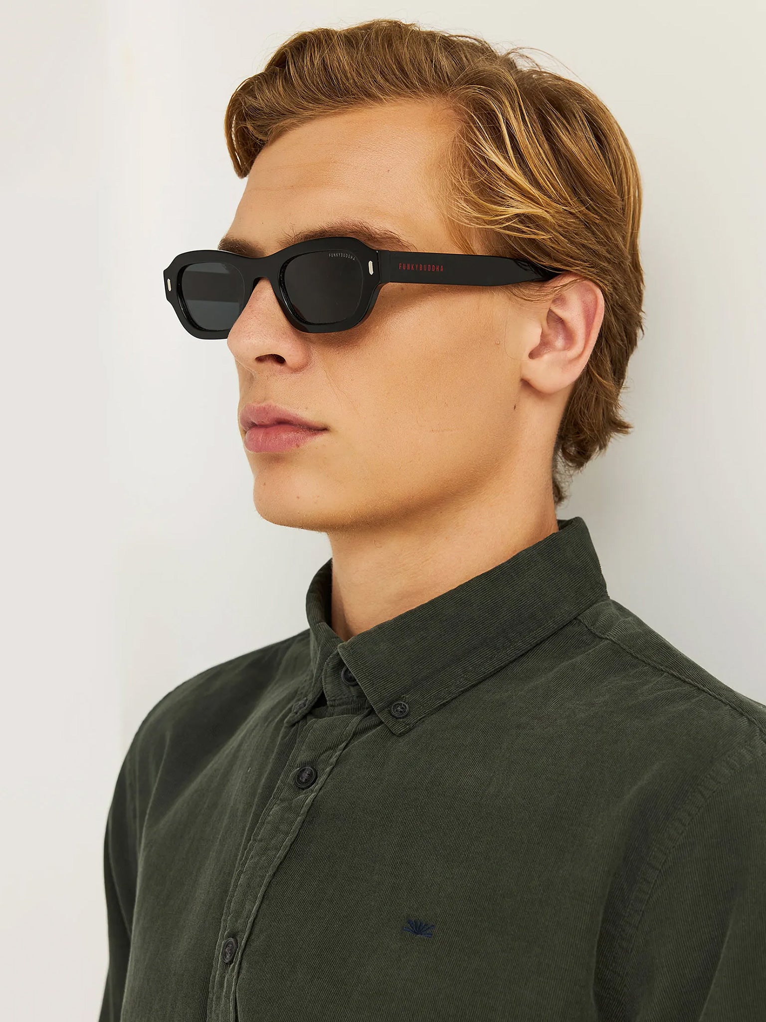 Ανδρικό πουκάμισο κοτλέ FBM012-003-05 | FBM012-003-05