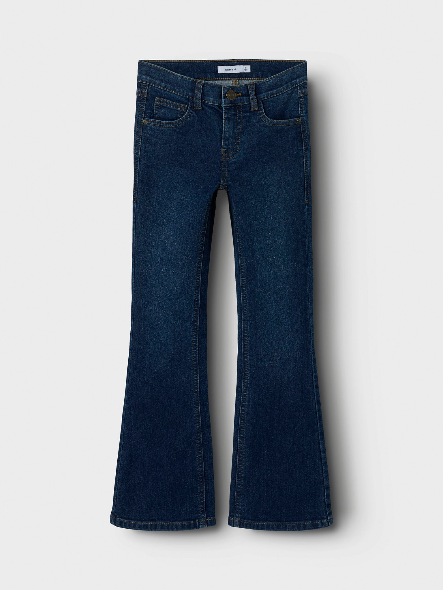 Εφηβικό παντελόνι τζιν dark blue NKFPOLLY BOOTCUT JEANS 8808-DT 13244344 | 13244344