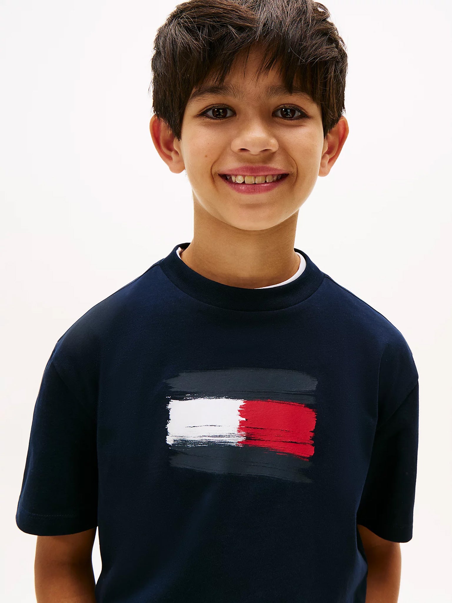 Παιδική μπλούζα μακό FLAG ARCHIVE TEE SS KB0KB10111C1G | KB0KB10111C1G
