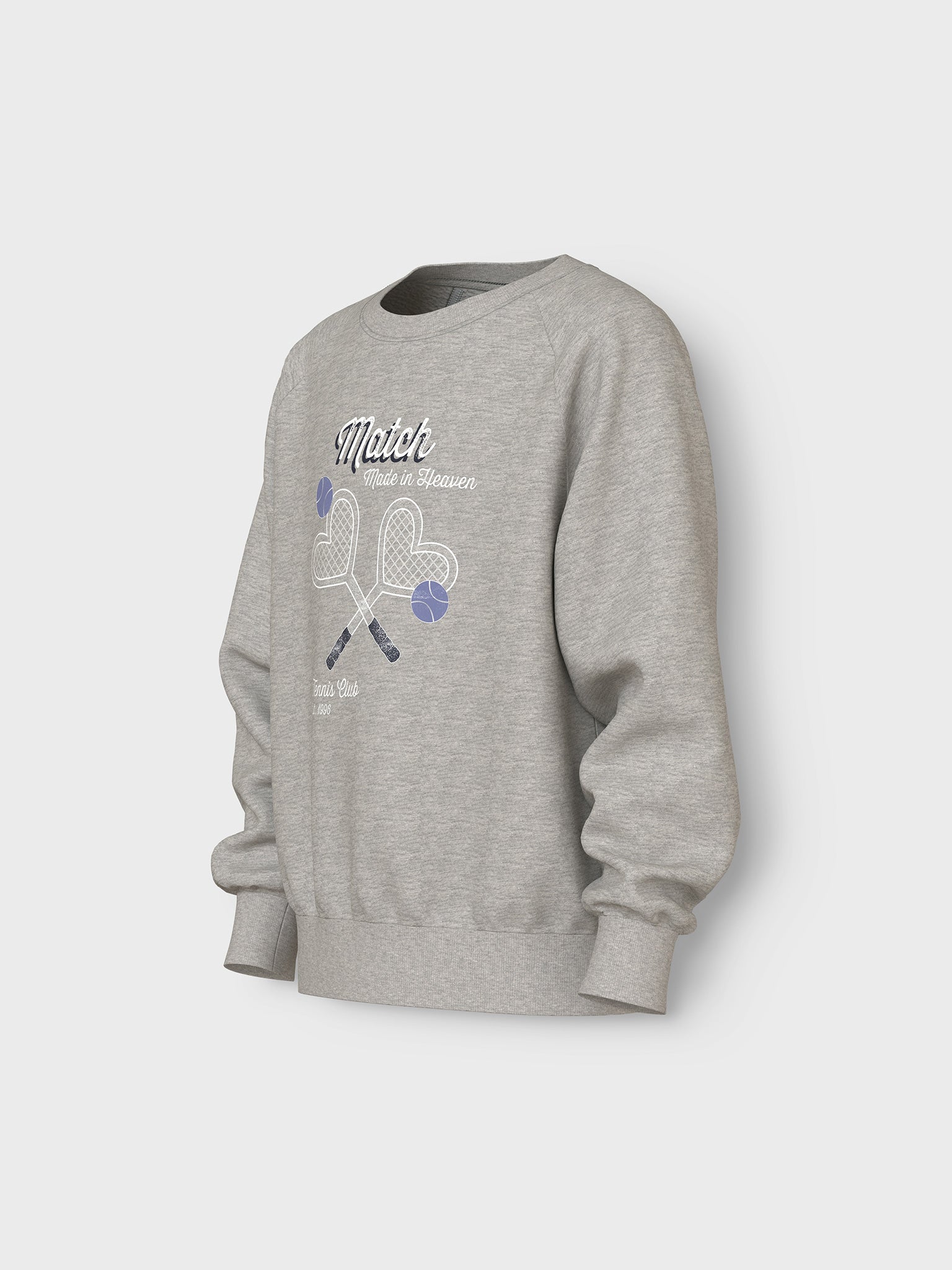 Εφηβική μπλούζα μελανζέ NKFVENUS LS NREG SWEAT 13234421 | 13234421