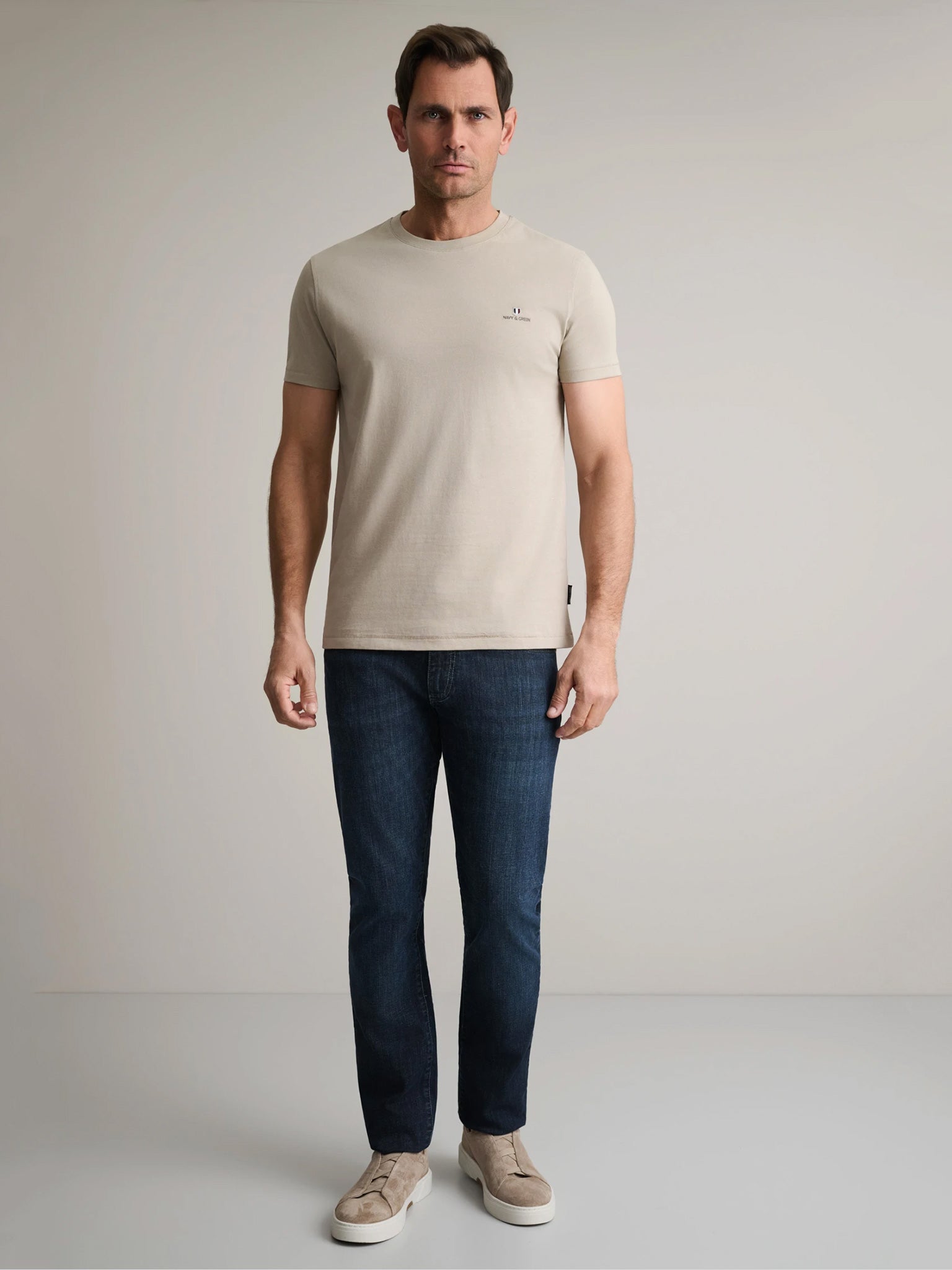 Ανδρικό t-shirt oxford tan 24MO.001/P.3 | 24MO.001/P.3