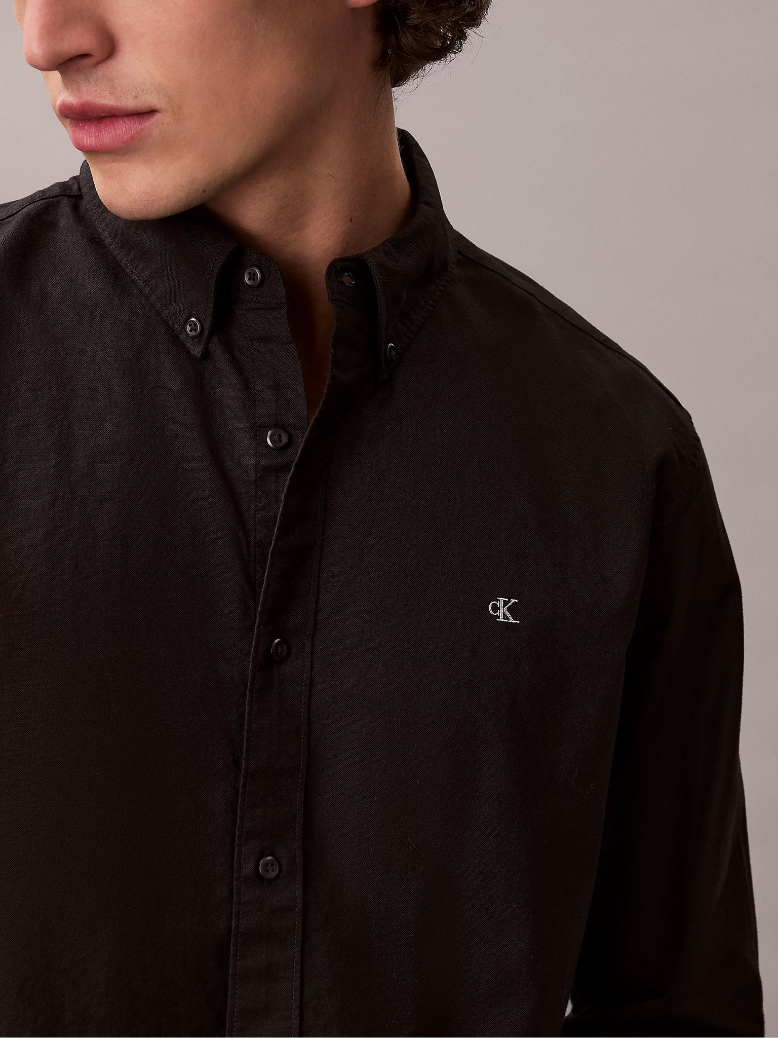 Ανδρικό πουκάμισο oxford LS SOLID OXFORD CLASSIC SHIRT LV140EM125UB1 | LV140EM125UB1