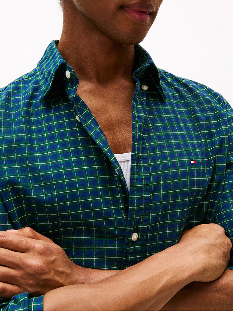 Ανδρικό πουκάμισο καρό HERITAGE OXF SEAS CHECK RF SHIRT MW0MW404670MS | MW0MW404670MS