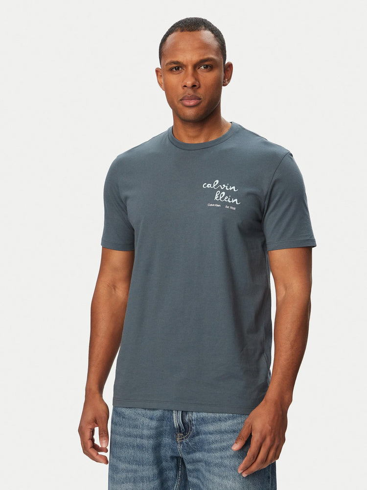 Ανδρικό t-shirt SS 30S EU CK TRVL LINES SEASONAL LV04RG837GCEG | LV04RG837GCEG