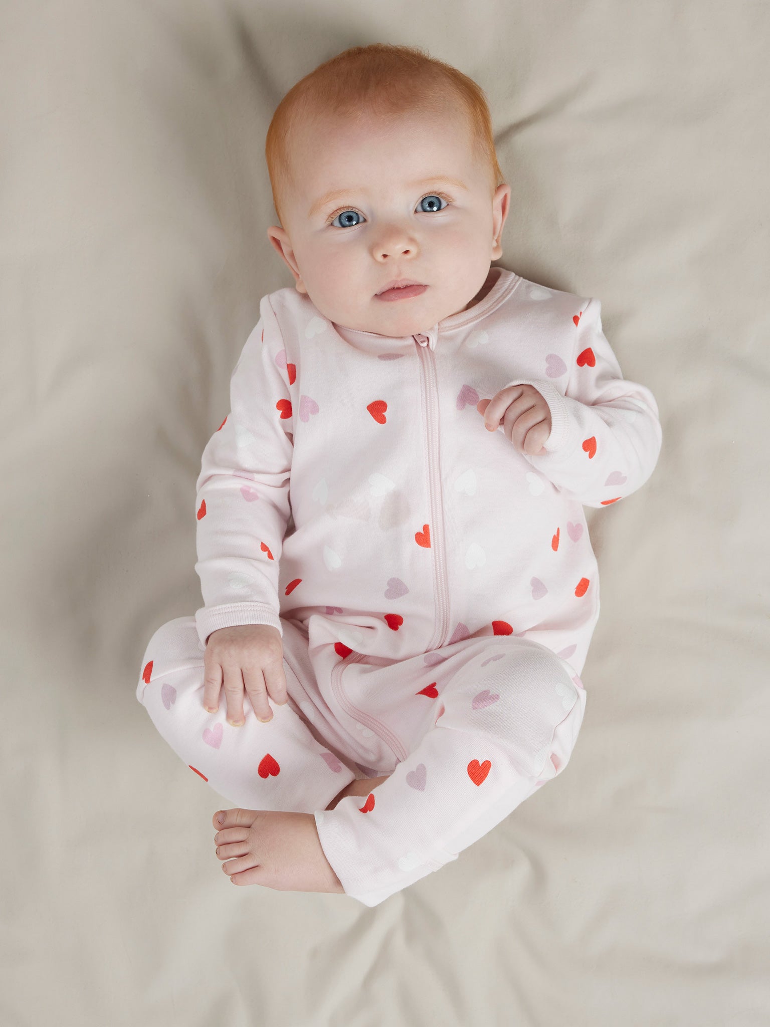Βρεφικά φορμάκια σετ 2 τεμ hearts NBFNIGHTSUIT 2P ZIP FF CAR. HEART NOOS 13250806 | 13250806
