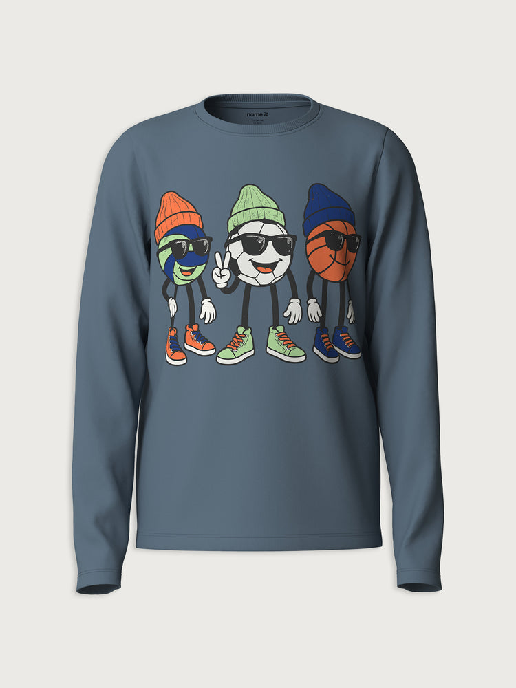 Εφηβική μπλούζα NKMVUX LS TOP 13224969 | 13224969